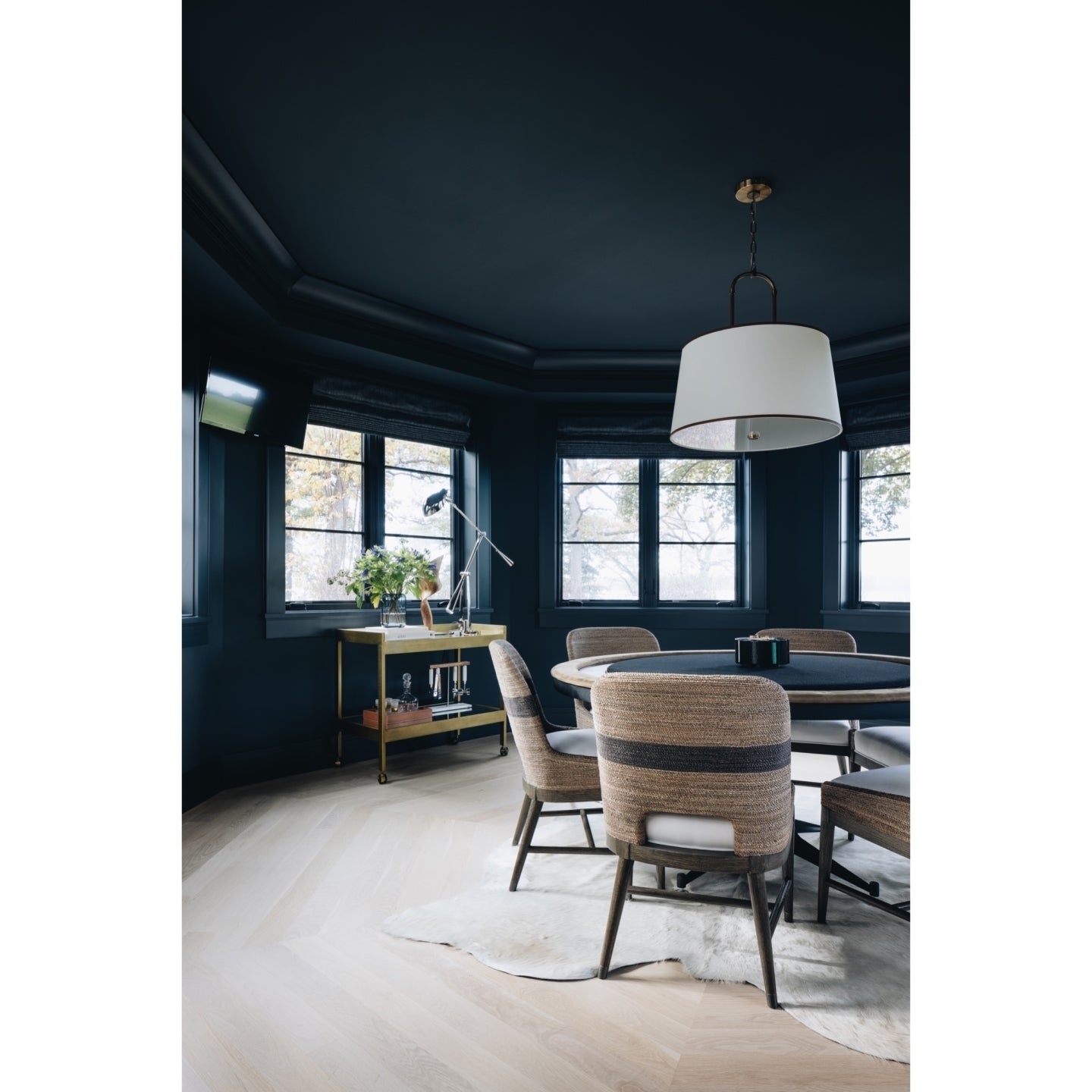 Aurzorora Vintage Industrial Brass Fabric Pendant Lamp - Neutralighting