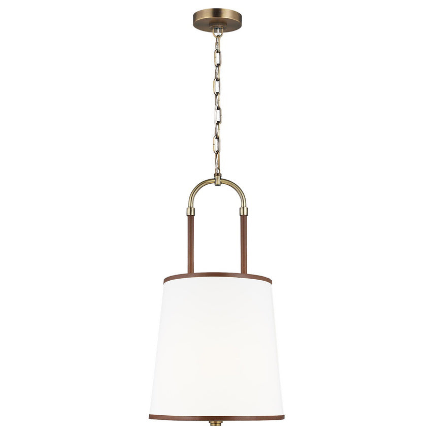Aurzorora Vintage Industrial Brass Fabric Pendant Lamp - Neutralighting