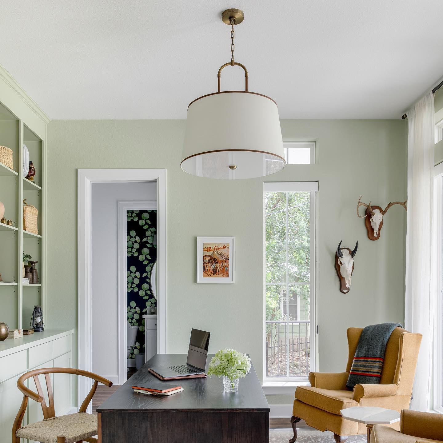 Aurzorora Vintage Industrial Brass Fabric Pendant Lamp - Neutralighting