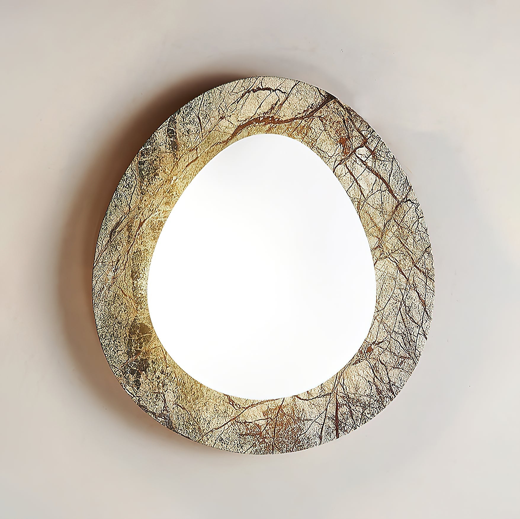 Cishaora Modern Minimalist White Marble Ceiling Lamp - Lamp Copper