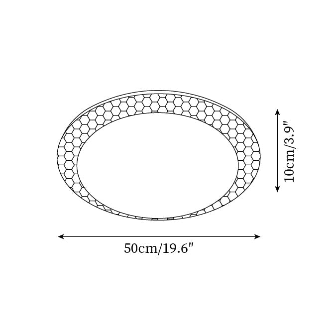 Ritta Plafonnier Travertin Dôme - Neutralighting