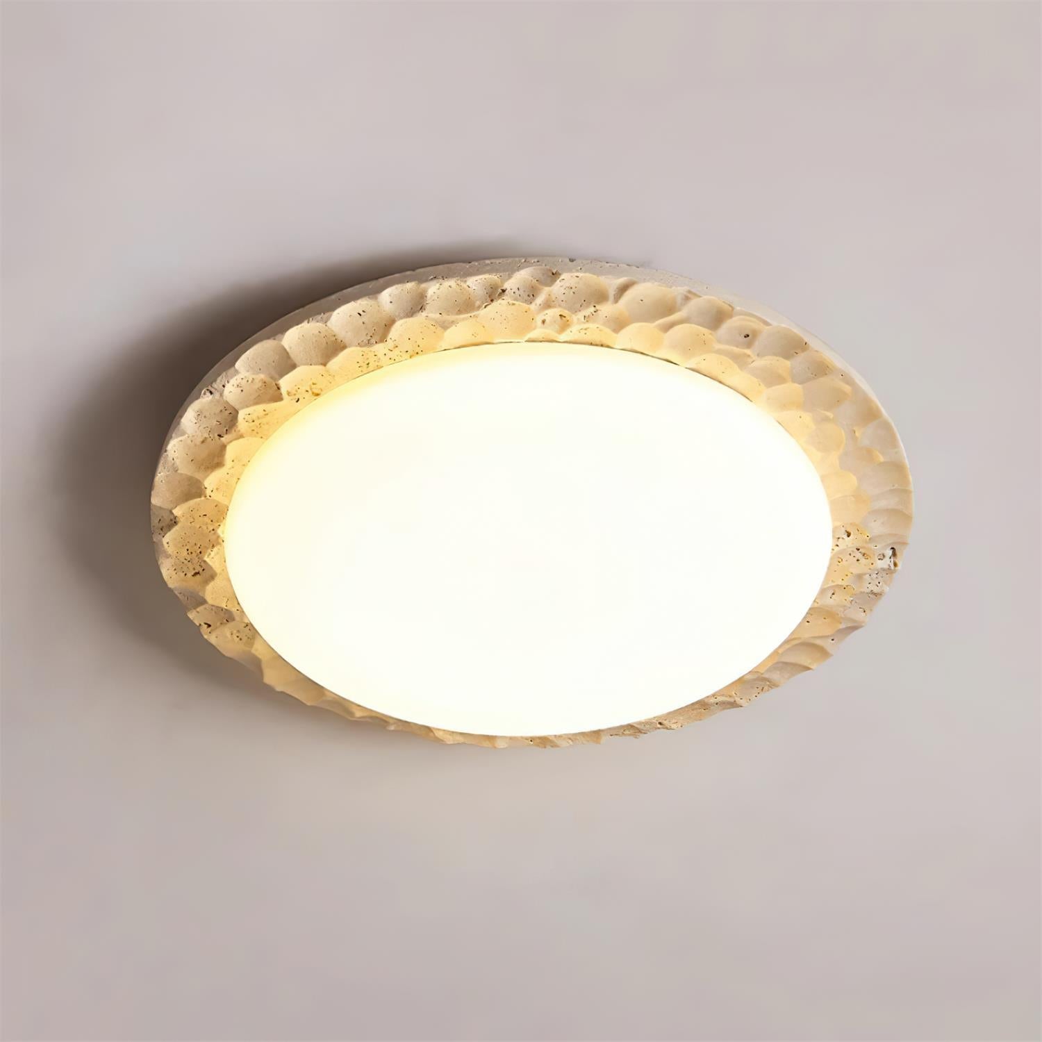 Ritta Plafonnier Travertin Dôme - Neutralighting