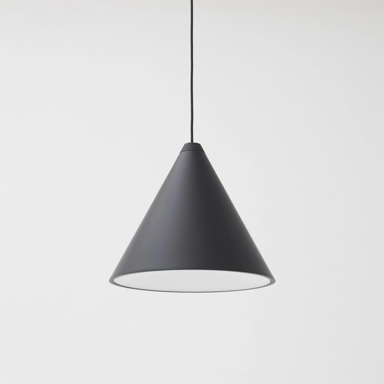 Cone Lampe Pendante Abat-jour Conique Noir pour Style Industriel Moderne - Neutralighting