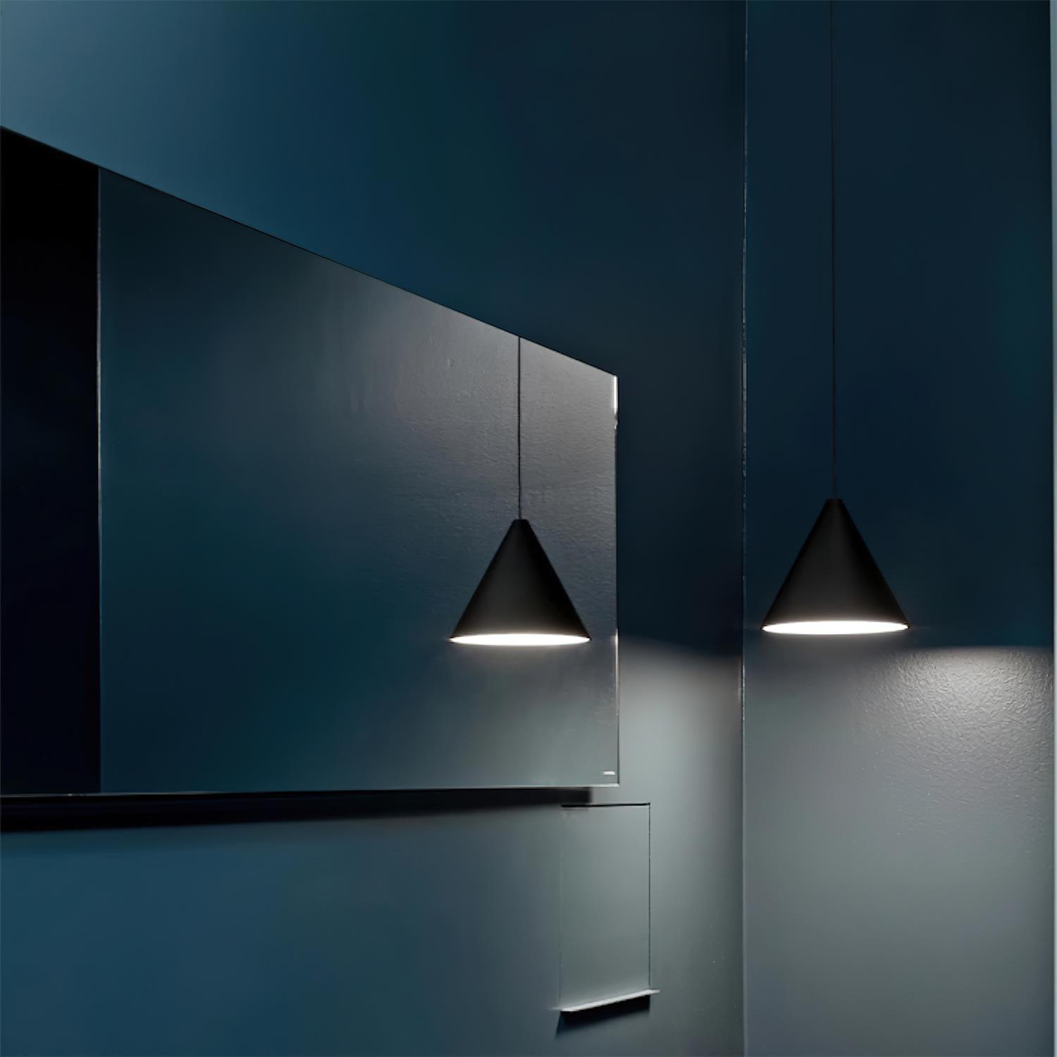 Cone Lampe Pendante Abat-jour Conique Noir pour Style Industriel Moderne - Neutralighting