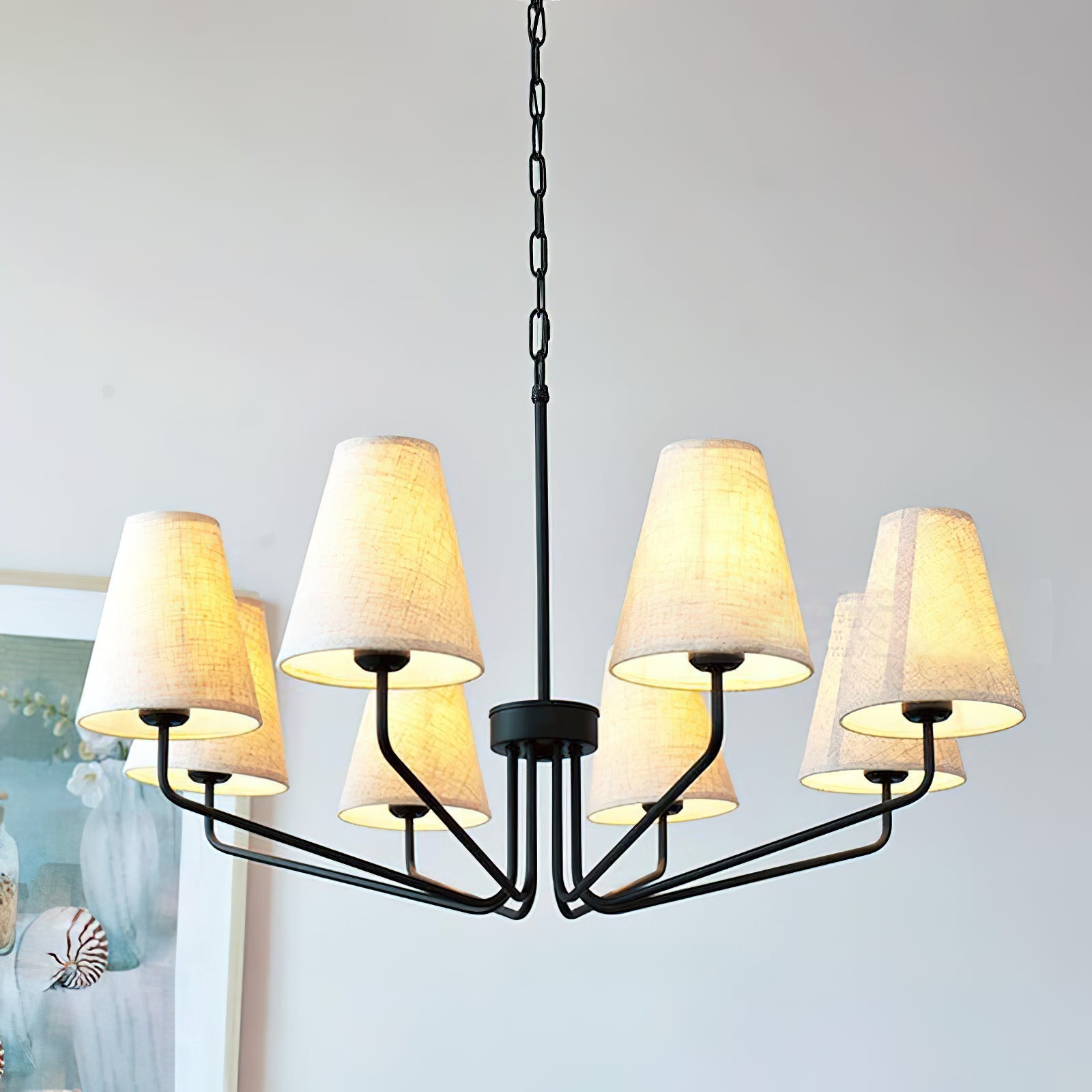 Aurdoreth Lustre Tissu Laiton Industriel Vintage - Neutralighting