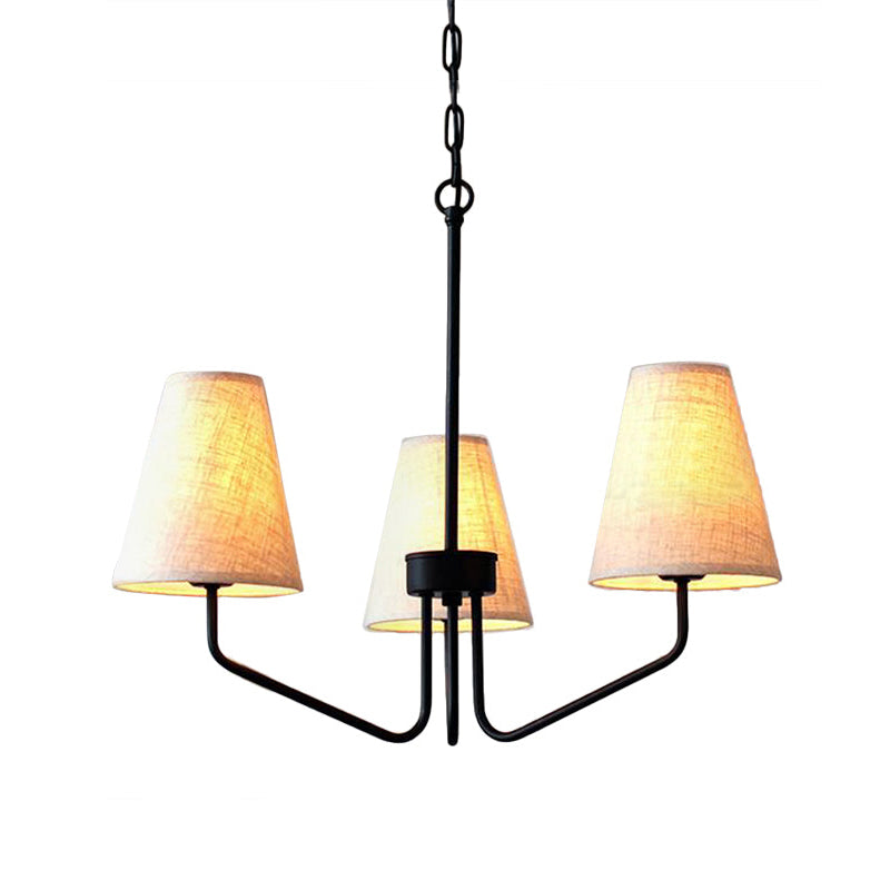 Aurdoreth Lustre Tissu Laiton Industriel Vintage - Neutralighting
