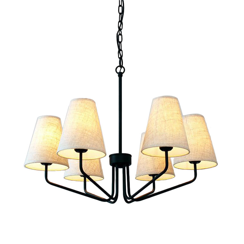 Aurdoreth Lustre Tissu Laiton Industriel Vintage - Neutralighting