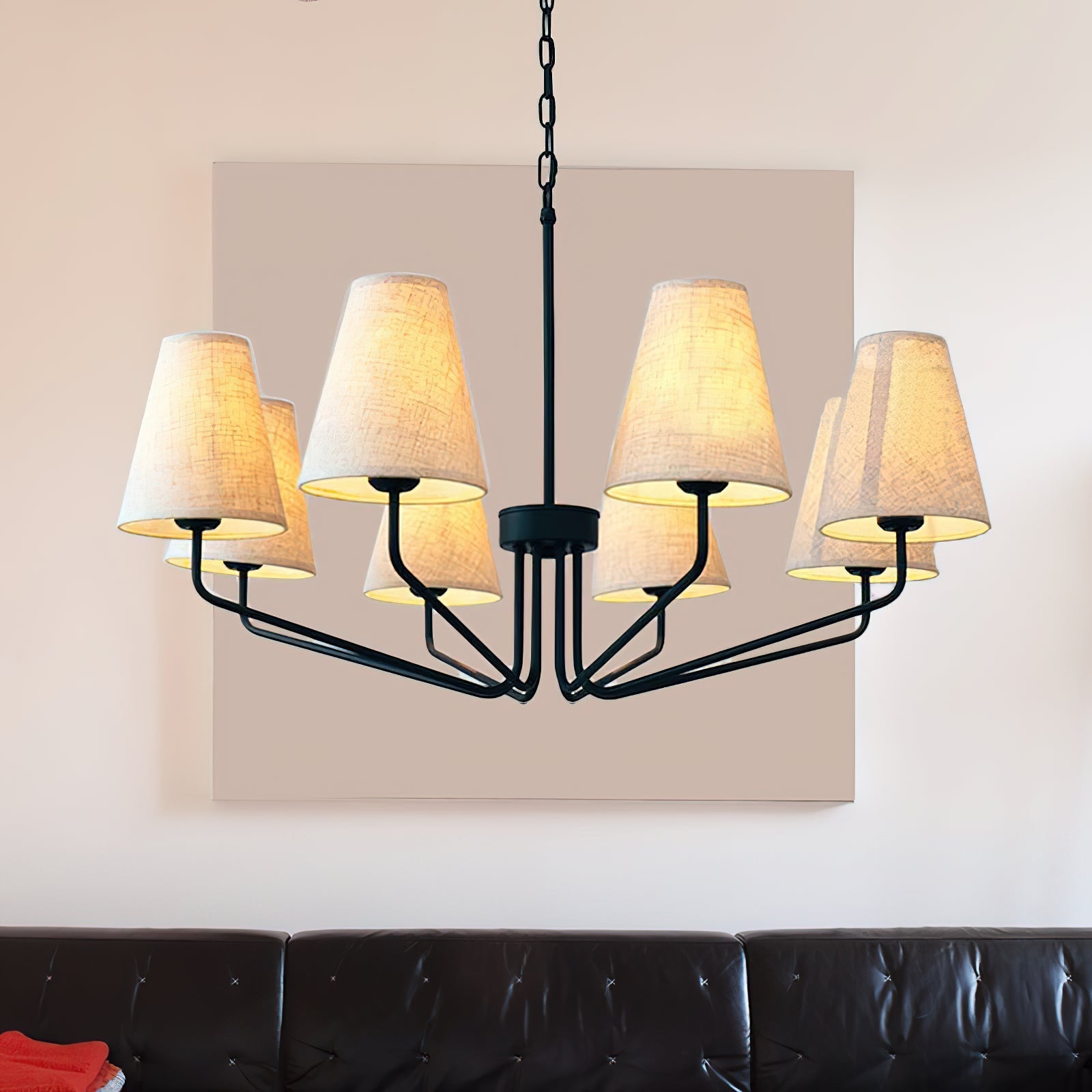 Aurdoreth Lustre Tissu Laiton Industriel Vintage - Neutralighting