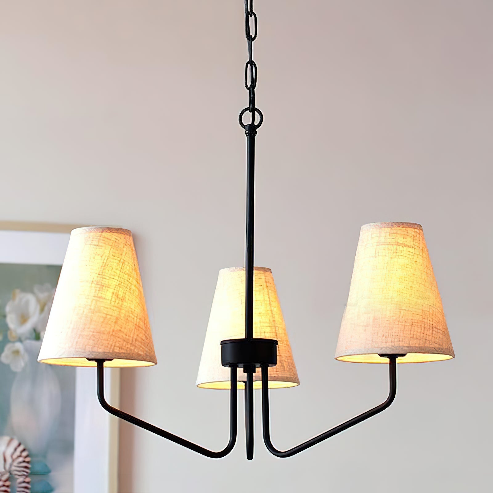 Aurdoreth Lustre Tissu Laiton Industriel Vintage - Neutralighting