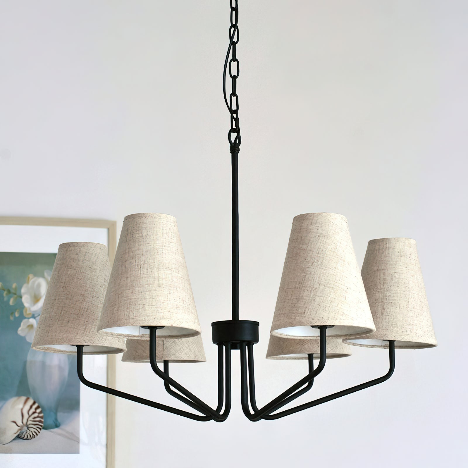 Aurdoreth Lustre Tissu Laiton Industriel Vintage - Neutralighting