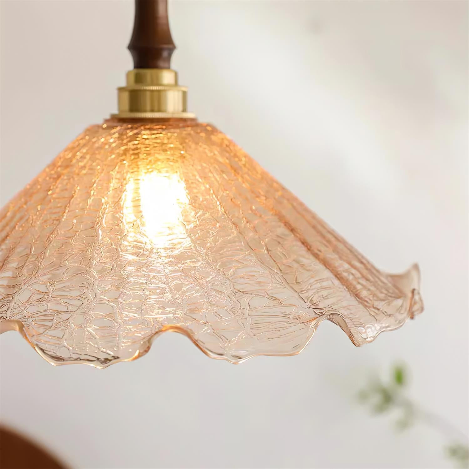 Kenyata Suspension Texturé Verre Organique - Neutralighting
