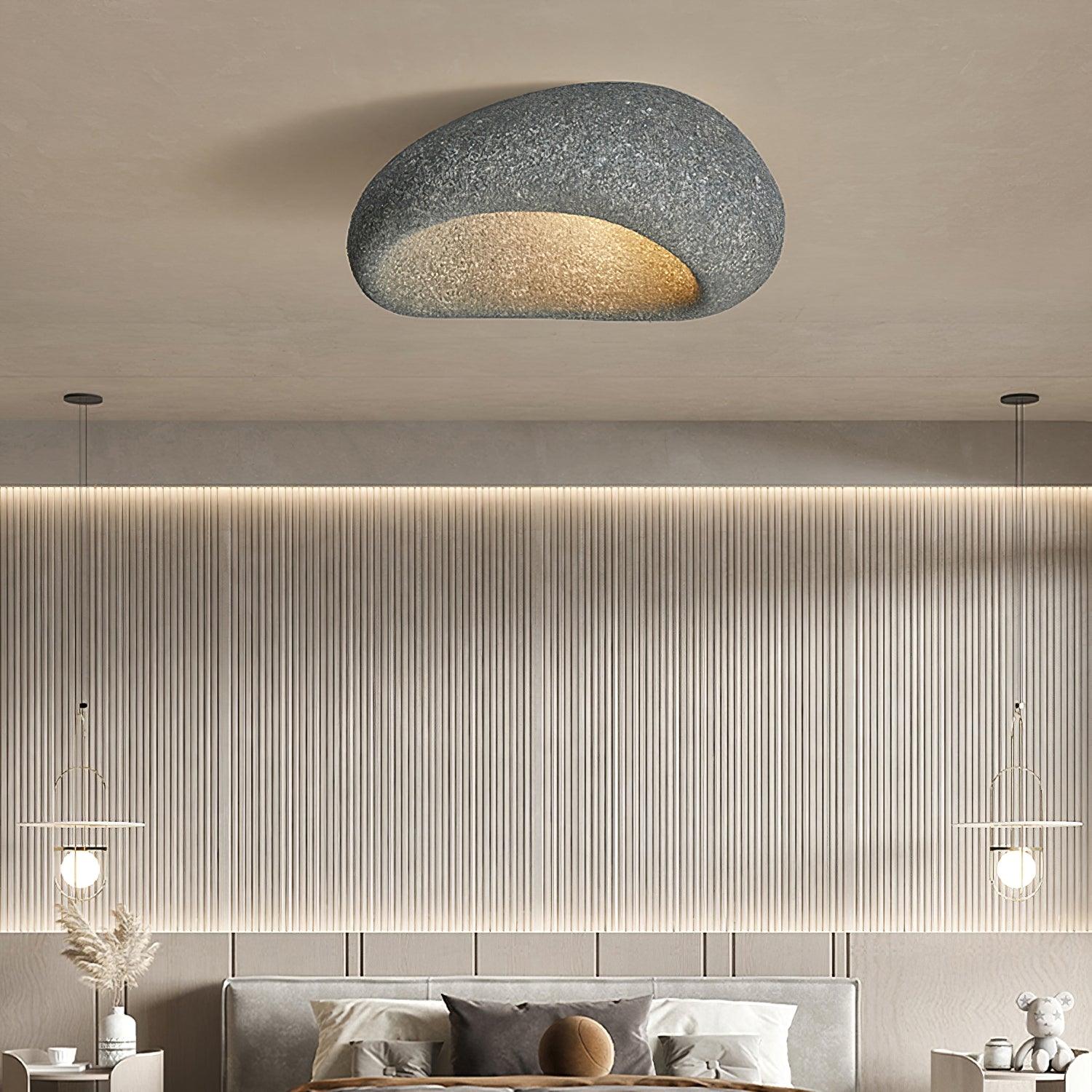 Solara Plafonnier avec Lune Japonaise Wabi-Sabi - Neutralighting