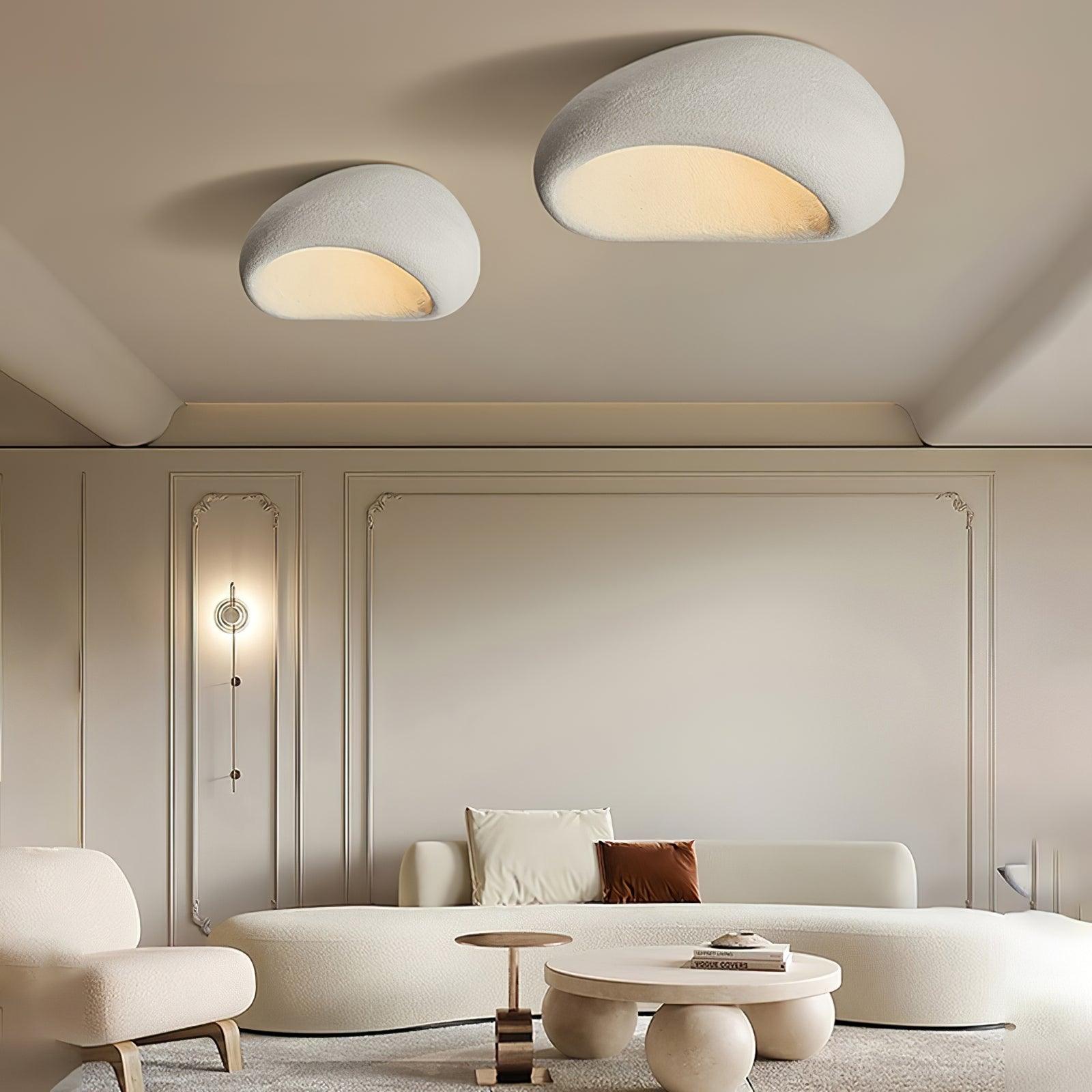 Solara Plafonnier avec Lune Japonaise Wabi-Sabi - Neutralighting