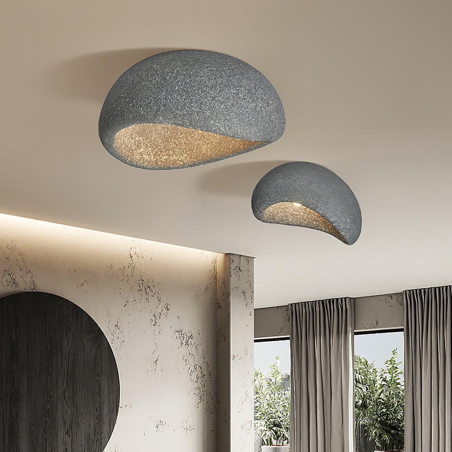 Solara Plafonnier avec Lune Japonaise Wabi-Sabi - Neutralighting