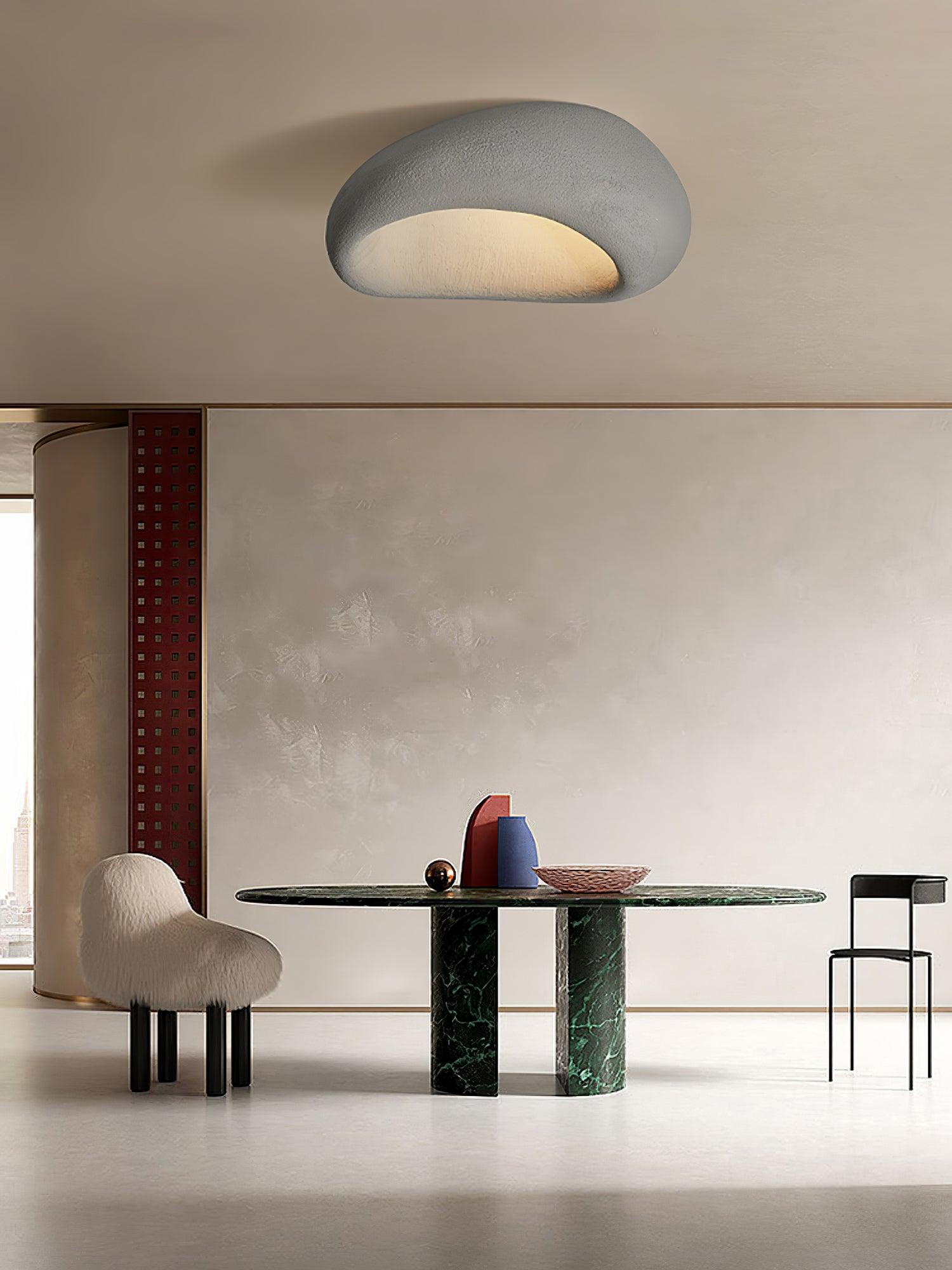 Solara Plafonnier avec Lune Japonaise Wabi-Sabi - Neutralighting