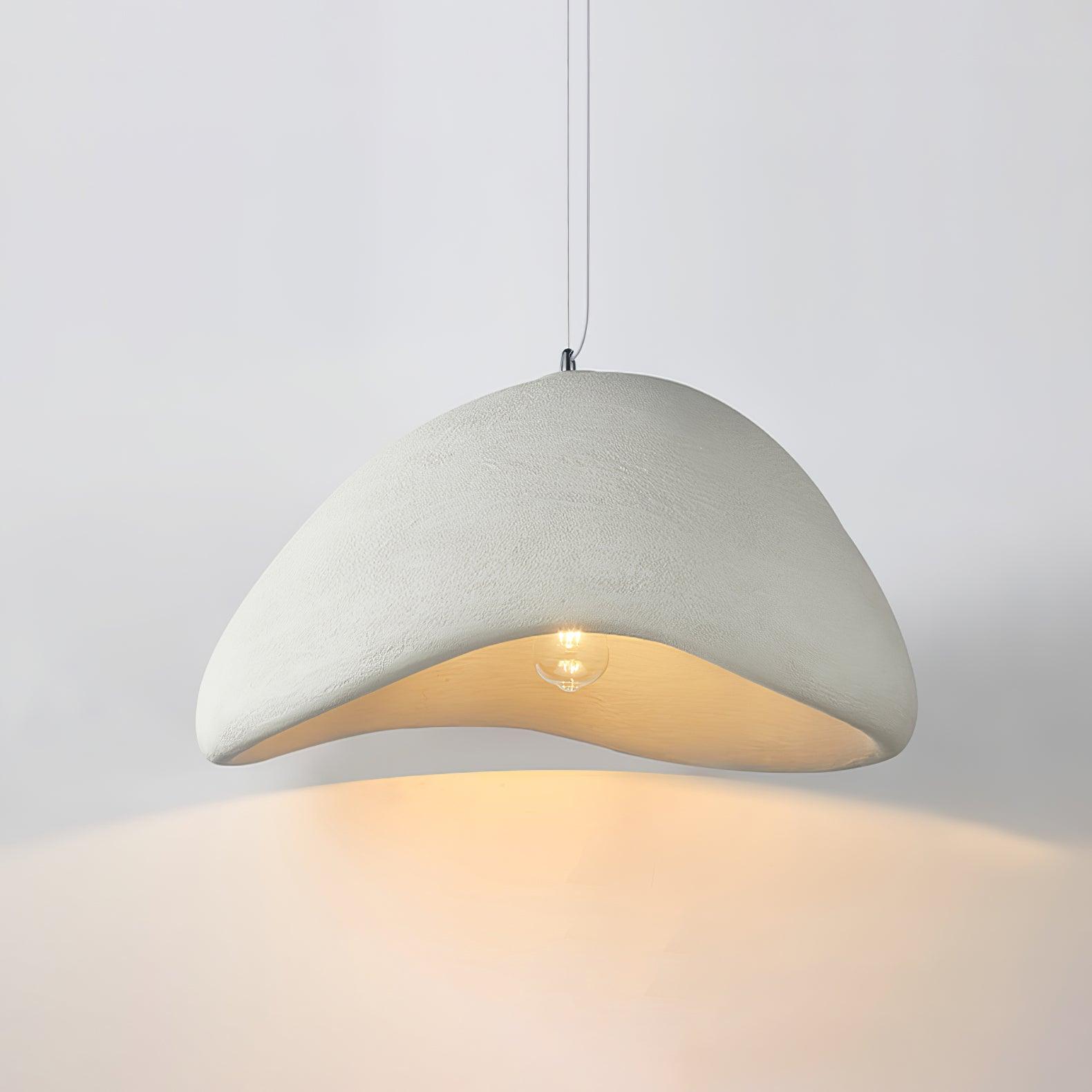 Suspension Organique Courbé Ombre Doux Texture Moderne Artistique - Neutralighting