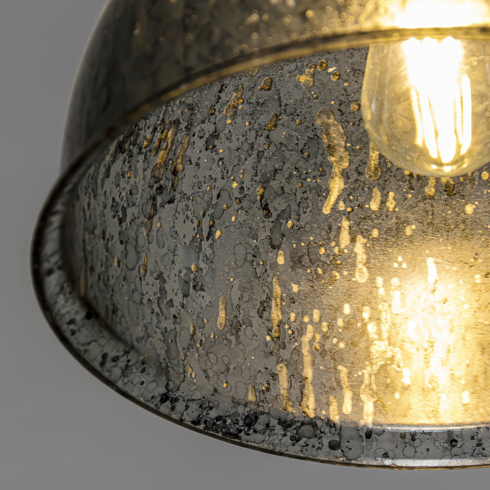 Ilvenel Vintage Industrial Wooden Glass Pendant Lamp - Lamp Copper
