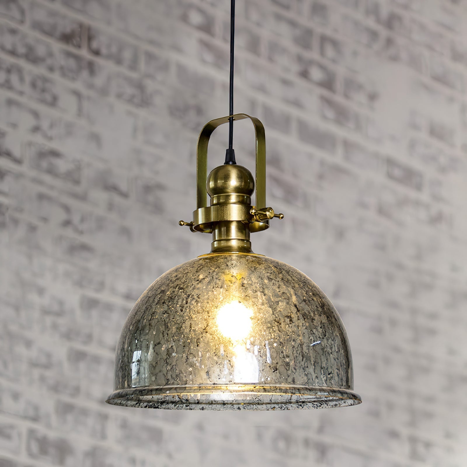 Ilvenel Lampe Pendentive Bois Verre Industriel Vintage - Neutralighting