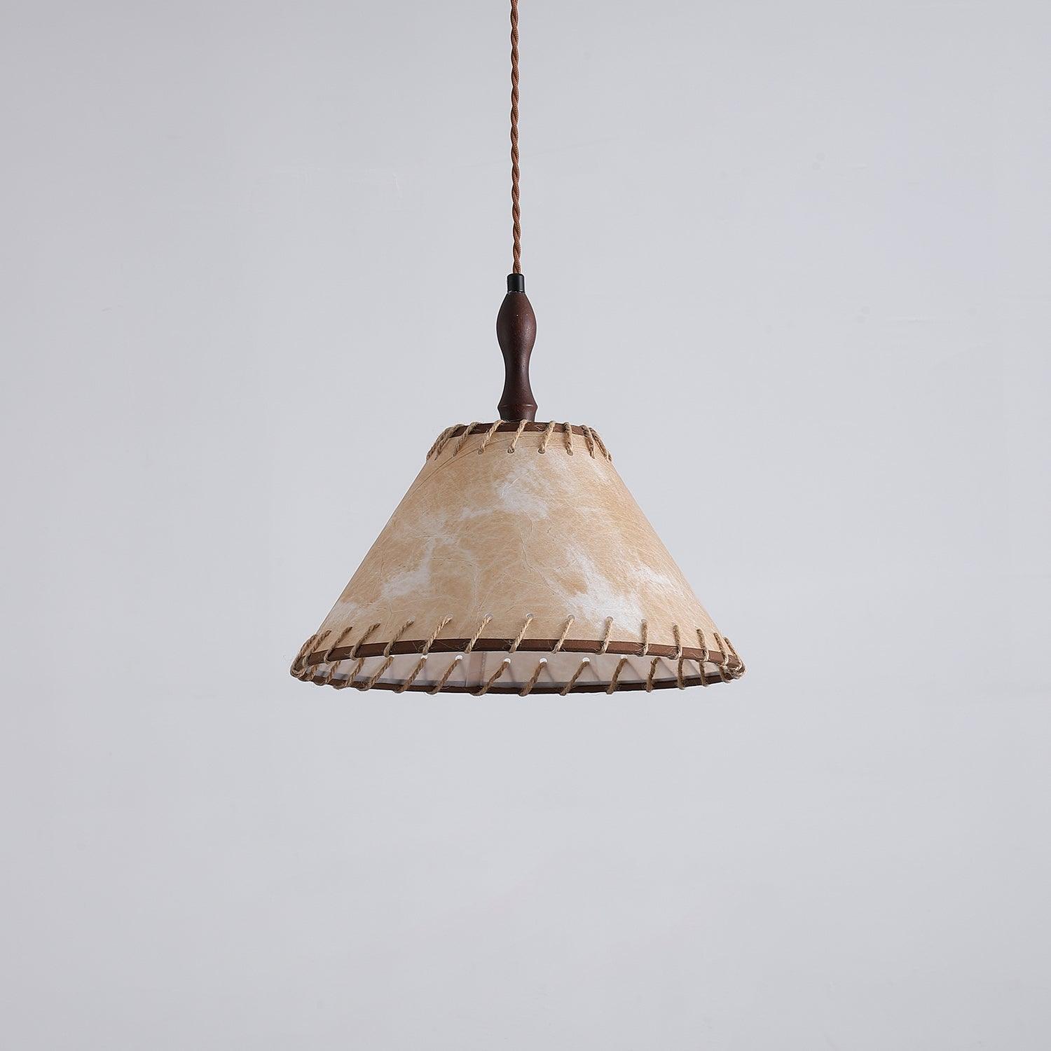 Kiko Lampe Pendante Tissu Chanvre Wabi Sabi Organique - Neutralighting