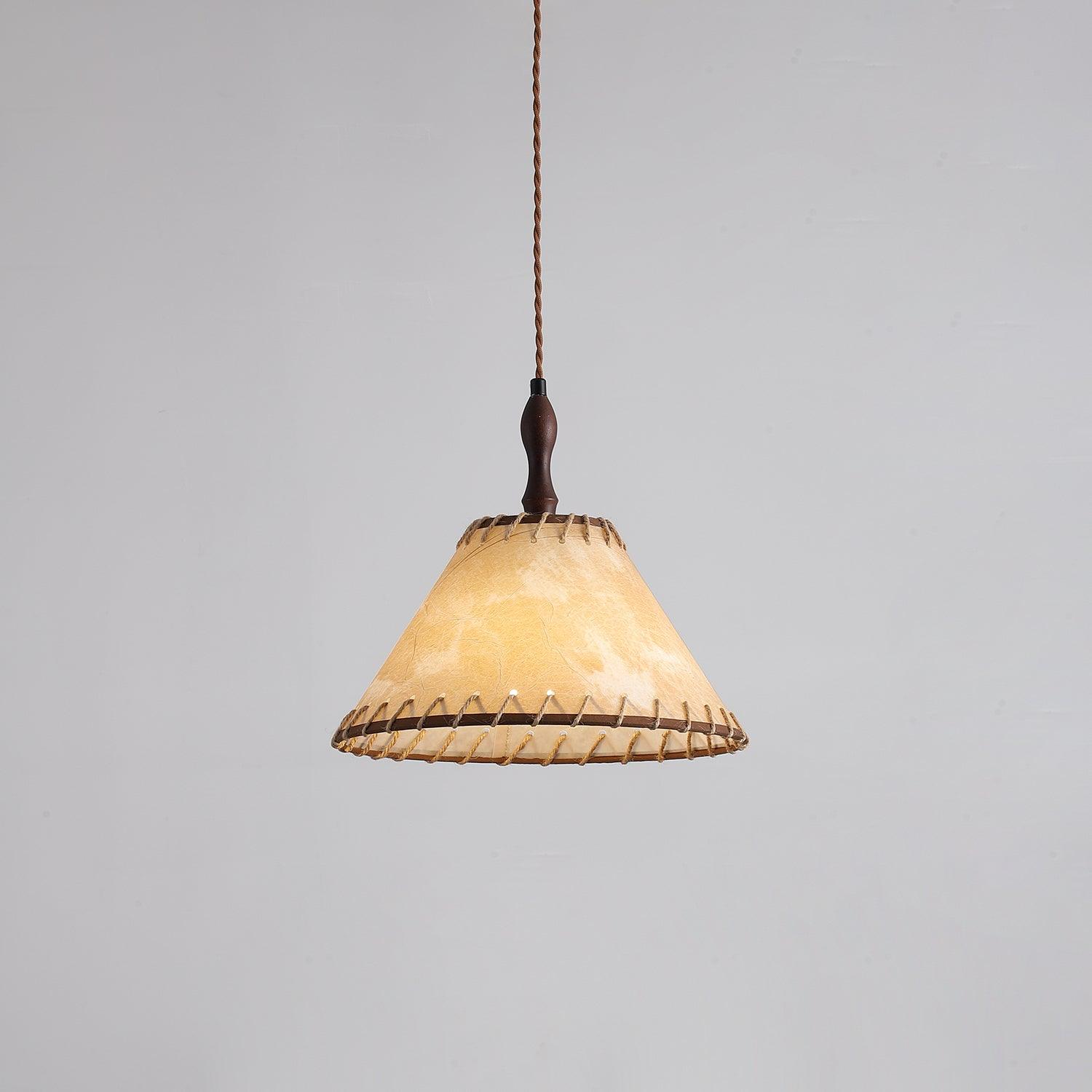Kiko Lampe Pendante Tissu Chanvre Wabi Sabi Organique - Neutralighting