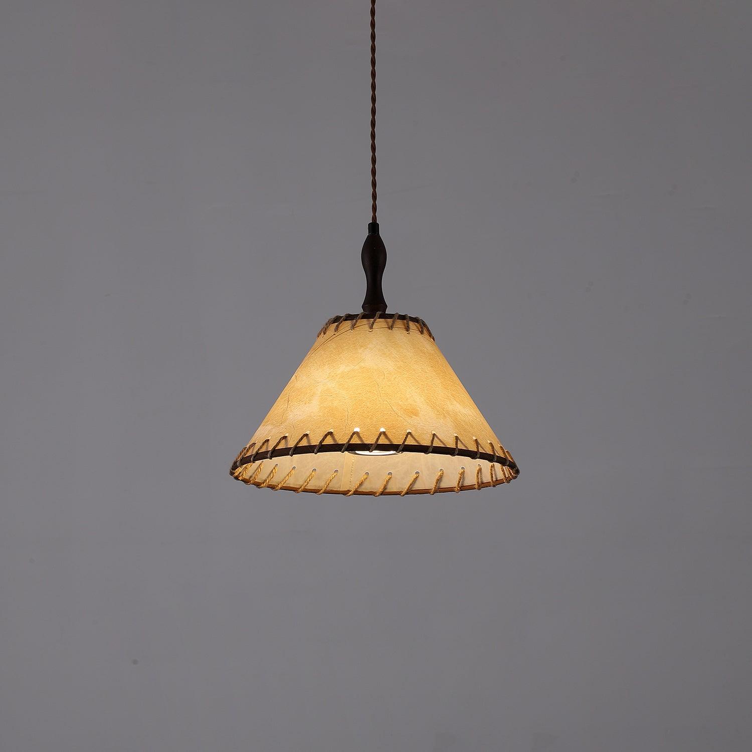 Kiko Lampe Pendante Tissu Chanvre Wabi Sabi Organique - Neutralighting
