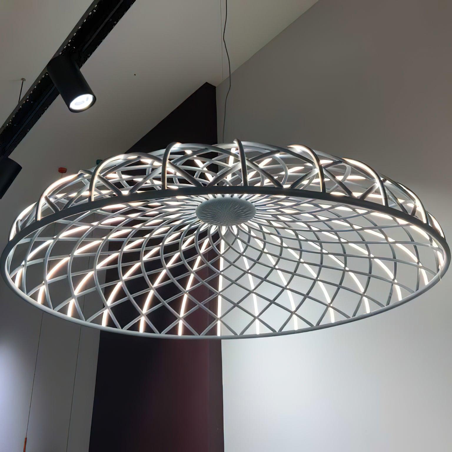 Fiona Suspension Réticulé Tressé Abat-jour Moderne - Neutralighting