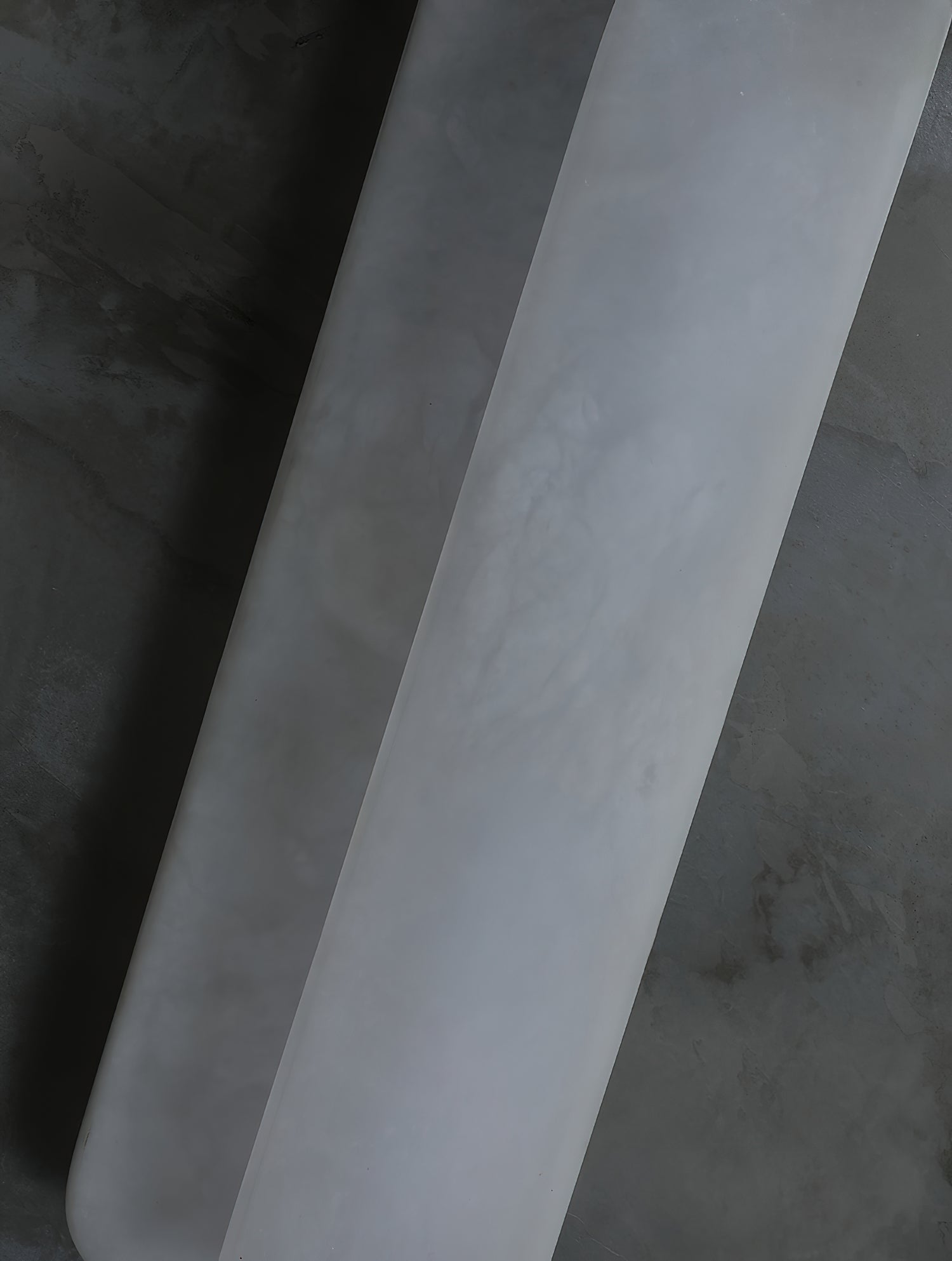 Cenore Modern Minimalist White Alabaster Wall Lamp - Lamp Copper