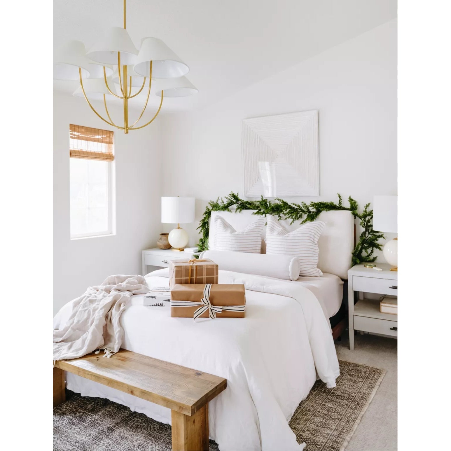 Armira Lustre Tissu Laiton Industriel Vintage - Neutralighting