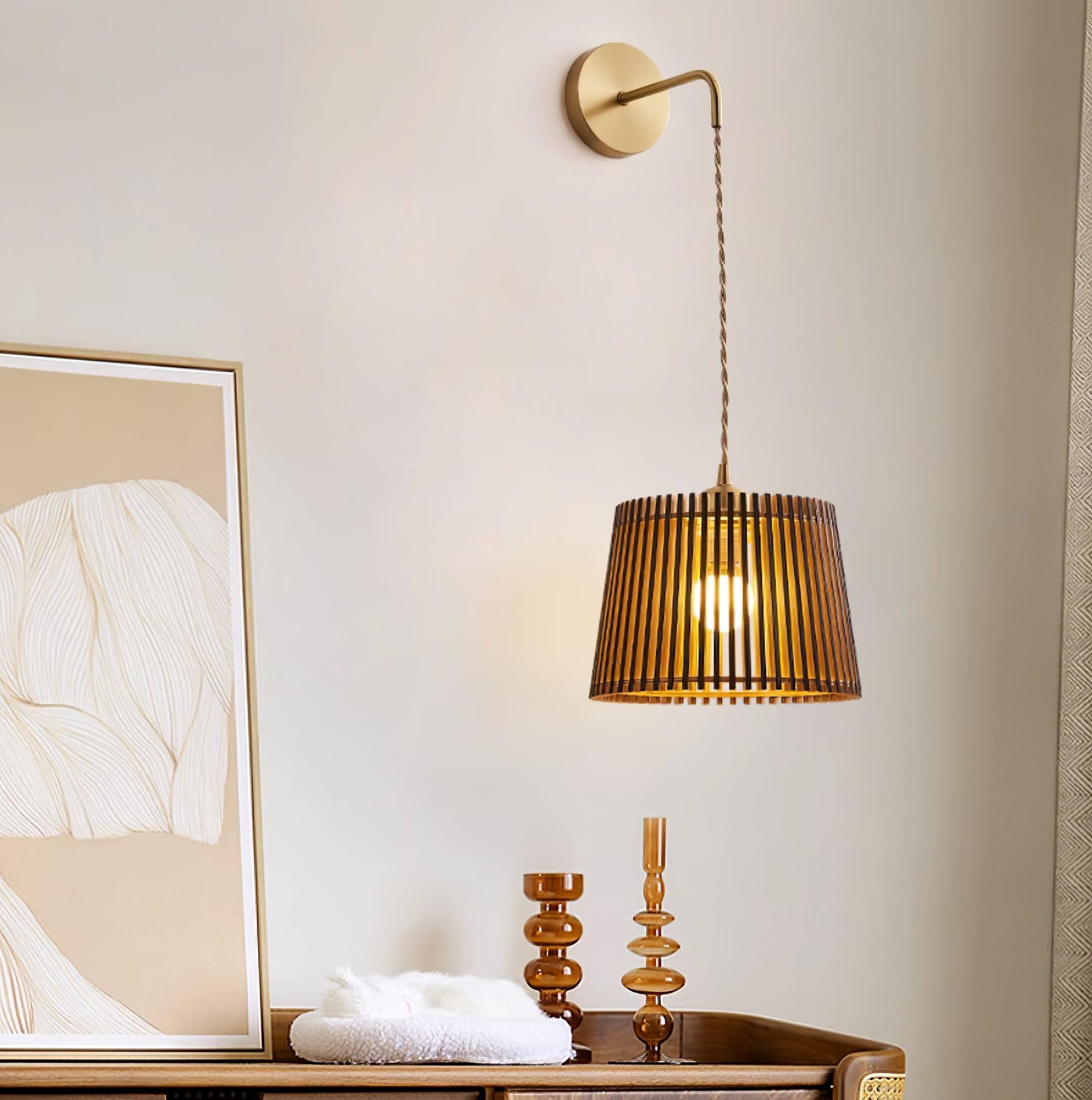 Kitami Wall Lamp Slatted - Letslighting