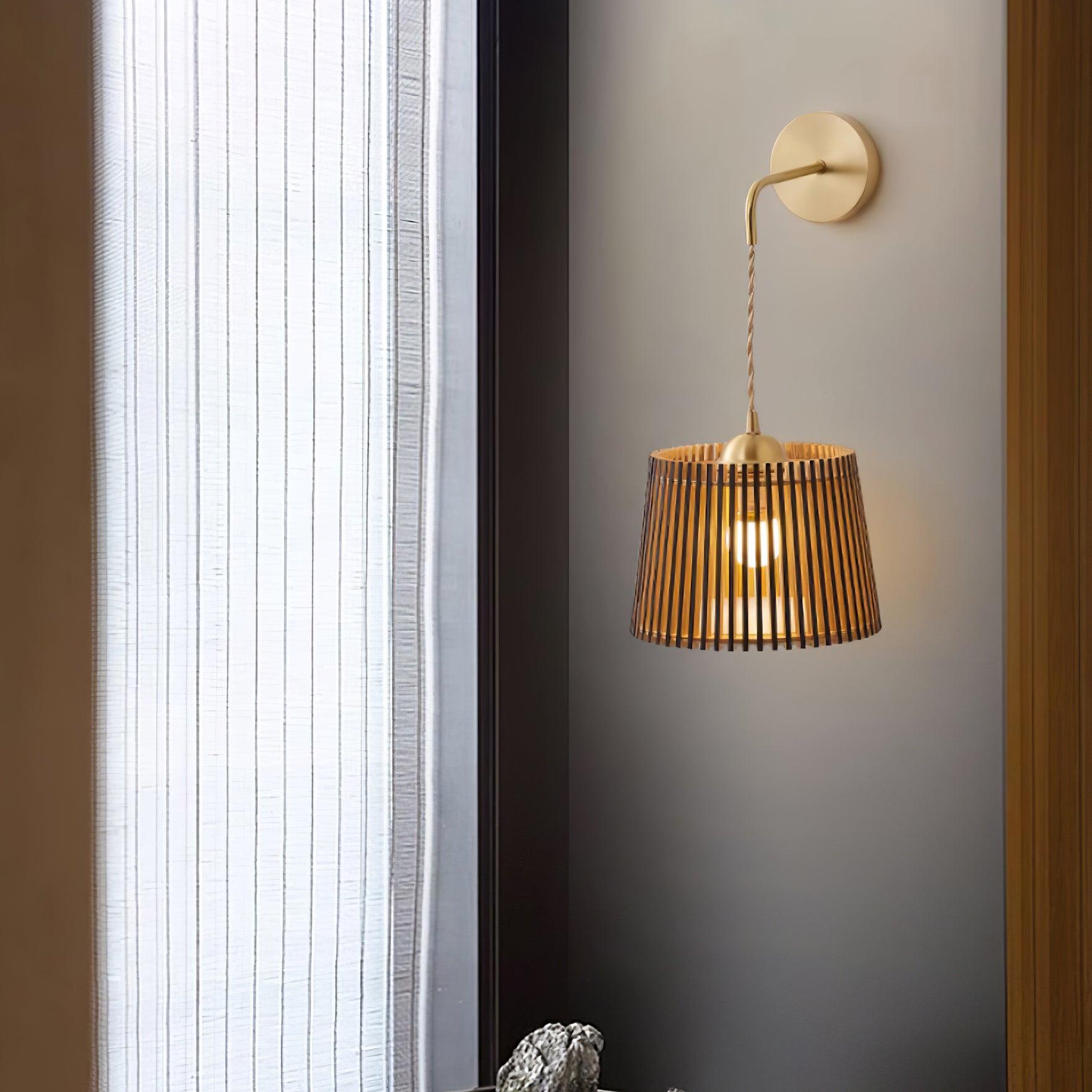 Kitami Wall Lamp Slatted - Letslighting