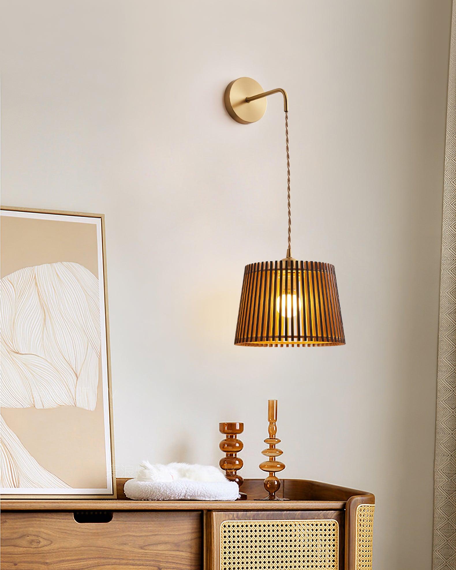 Kitami Wall Lamp Slatted - Letslighting
