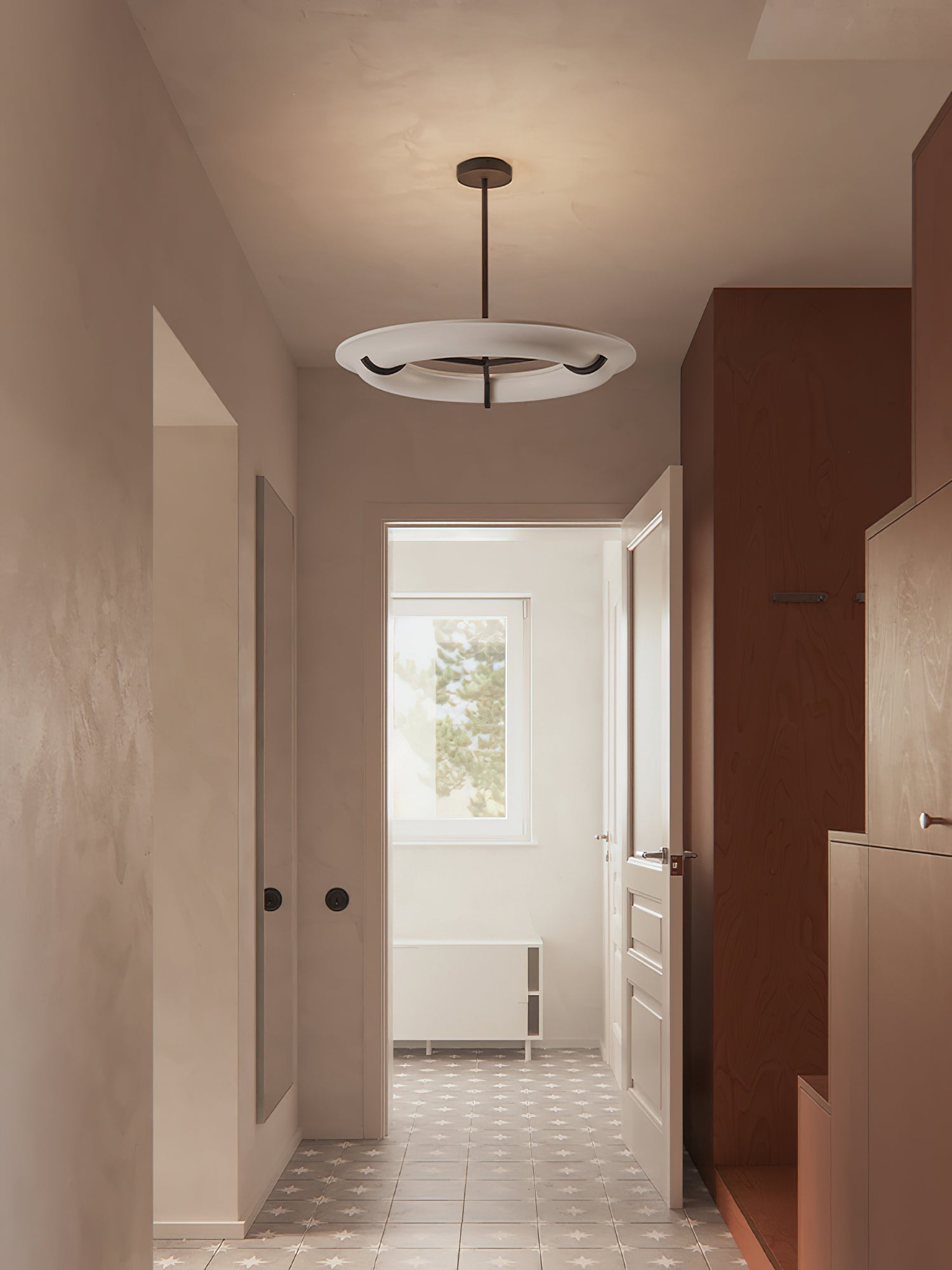 Eldorora Modern Minimalist Brass Alabaster Chandelier - Lamp Copper
