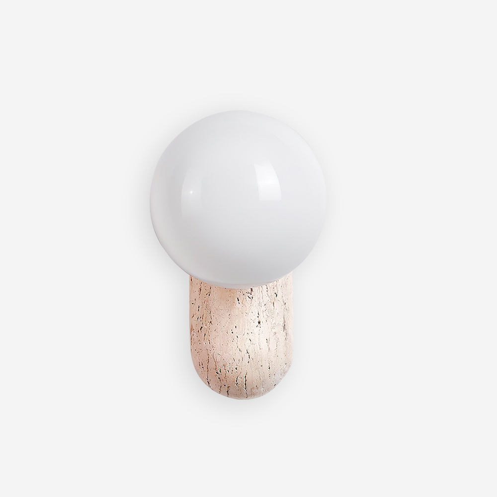 Ritta Applique Murale Moderne En Travertin - Neutralighting