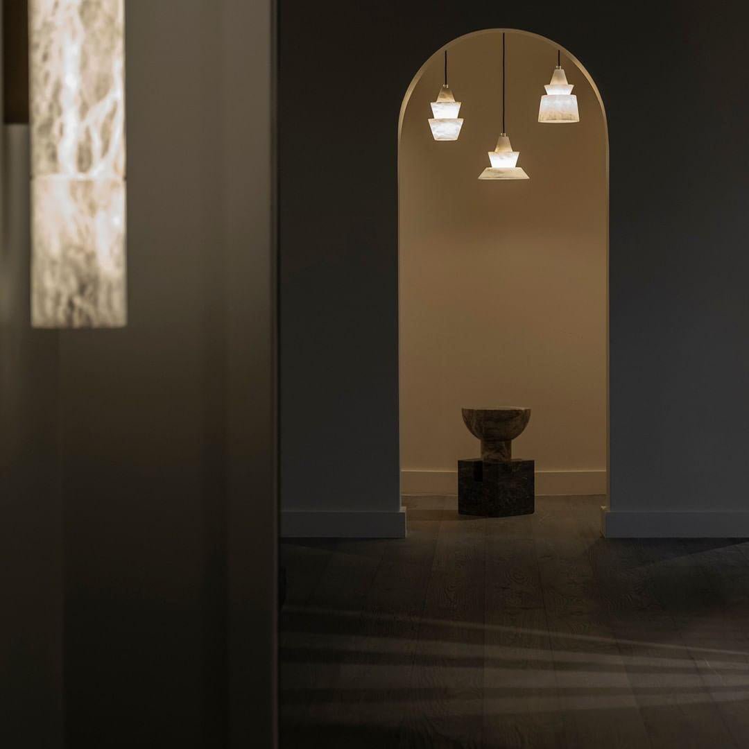 Strata Suspension en Albâtre - Neutralighting