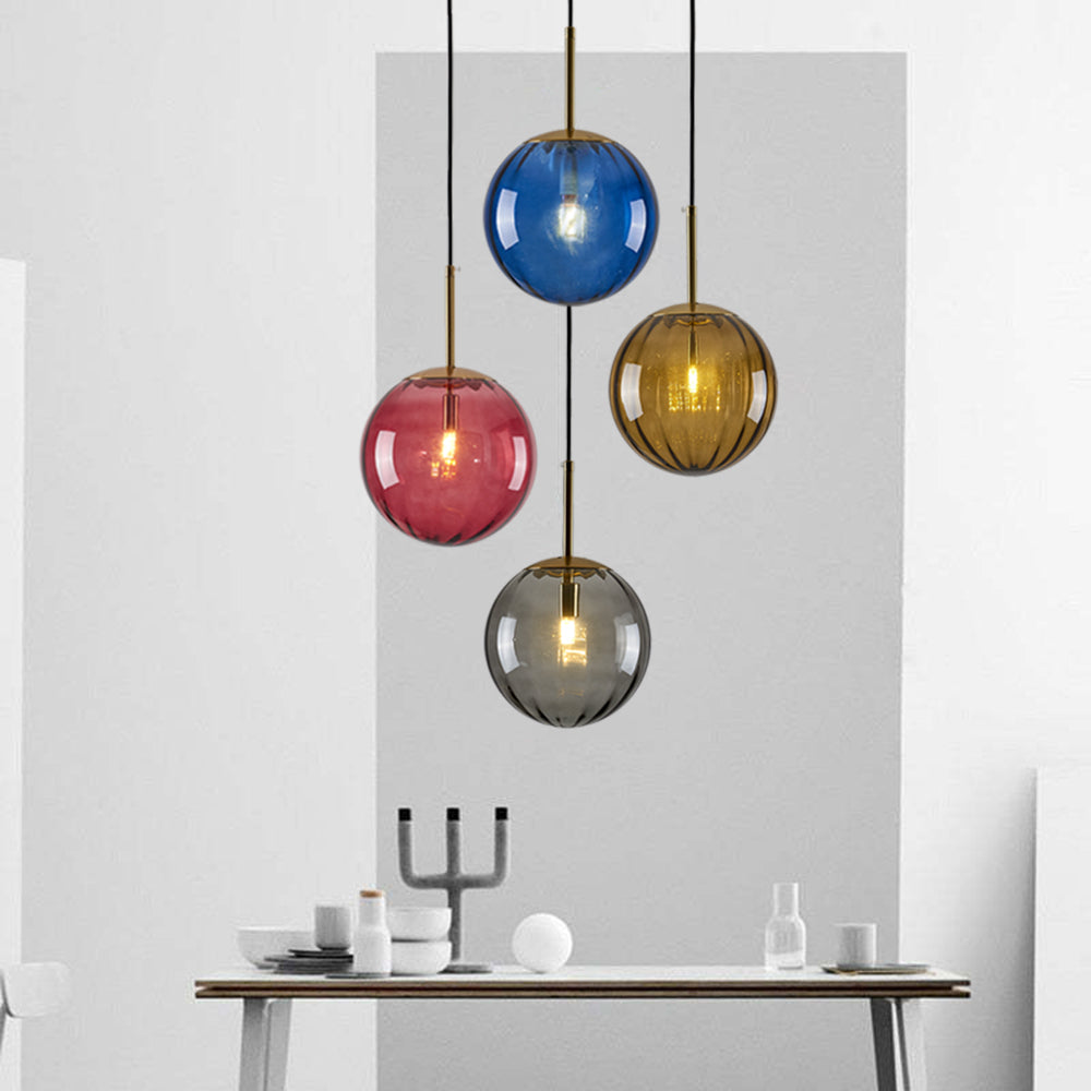 Lexa Suspension Boule Moderne Métal/Verre - Neutralighting