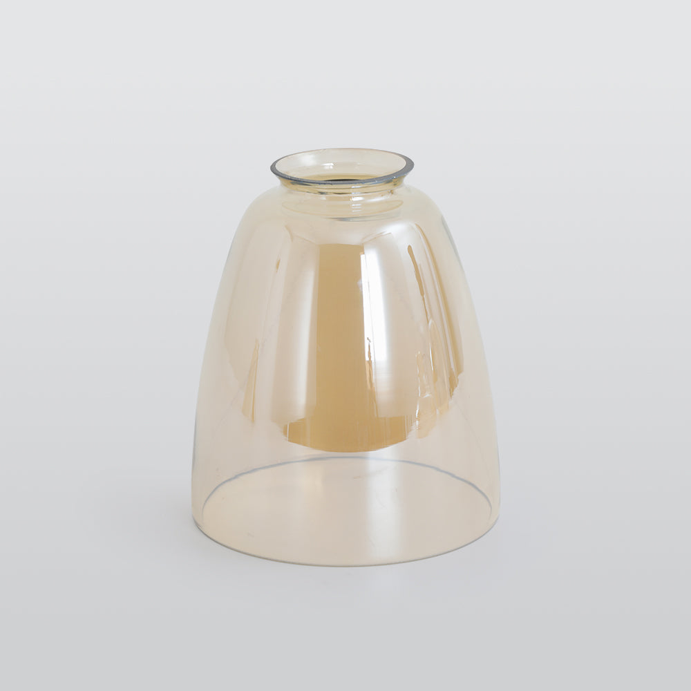 June suspension Industriel en Verre. Clair/Ambre/Gris Fumé - Neutralighting