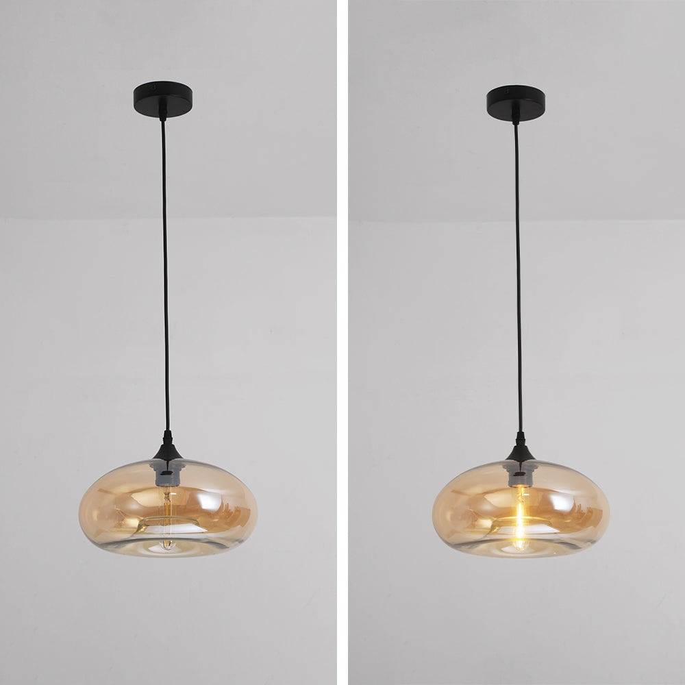 Lurea Lampes Suspendues en Verre Modernes Nordiques Chambre à Coucher - Neutralighting