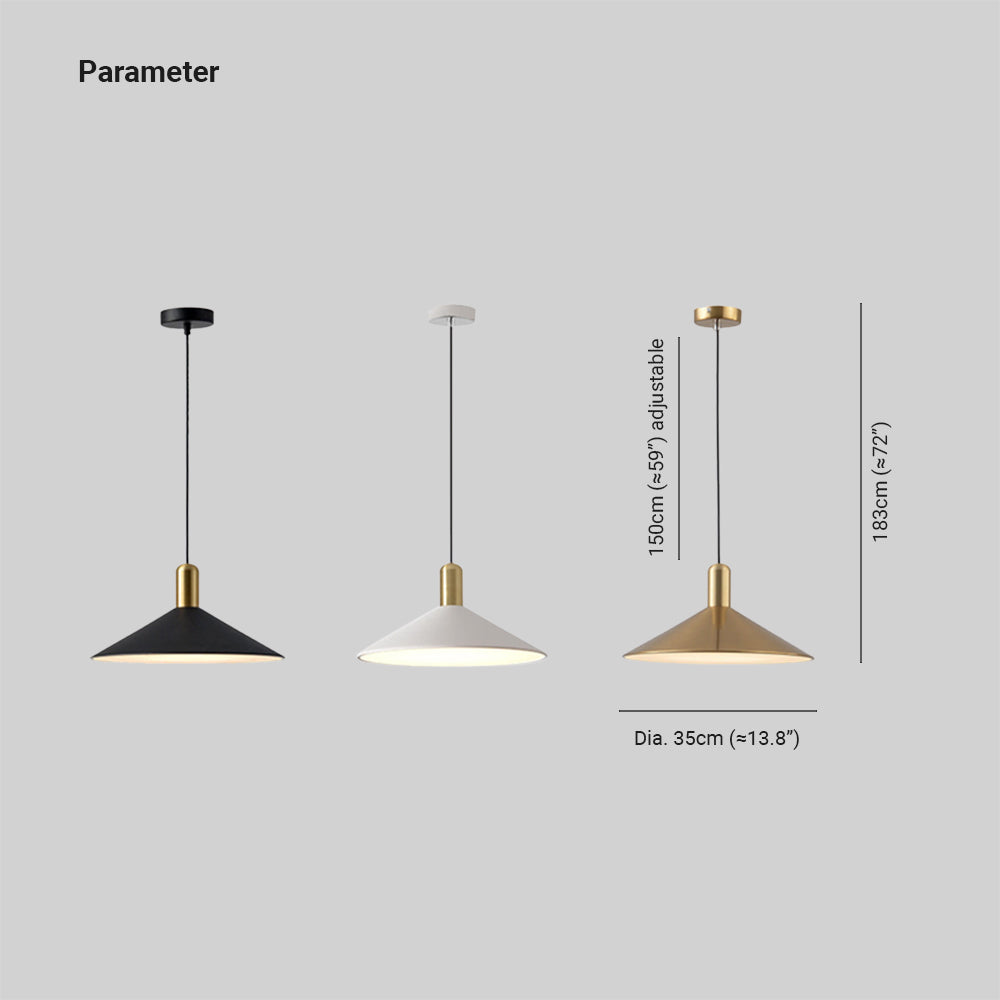 Arisha Suspension Moderne LED Acrylique/Métal, Noir/Blanc/Or, Salon - Neutralighting