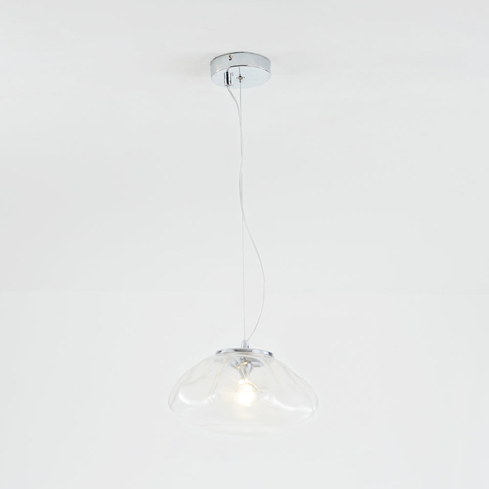 Avi Suspension Globe, Métal/Verre, Clair/Gris/Ambre - Neutralighting