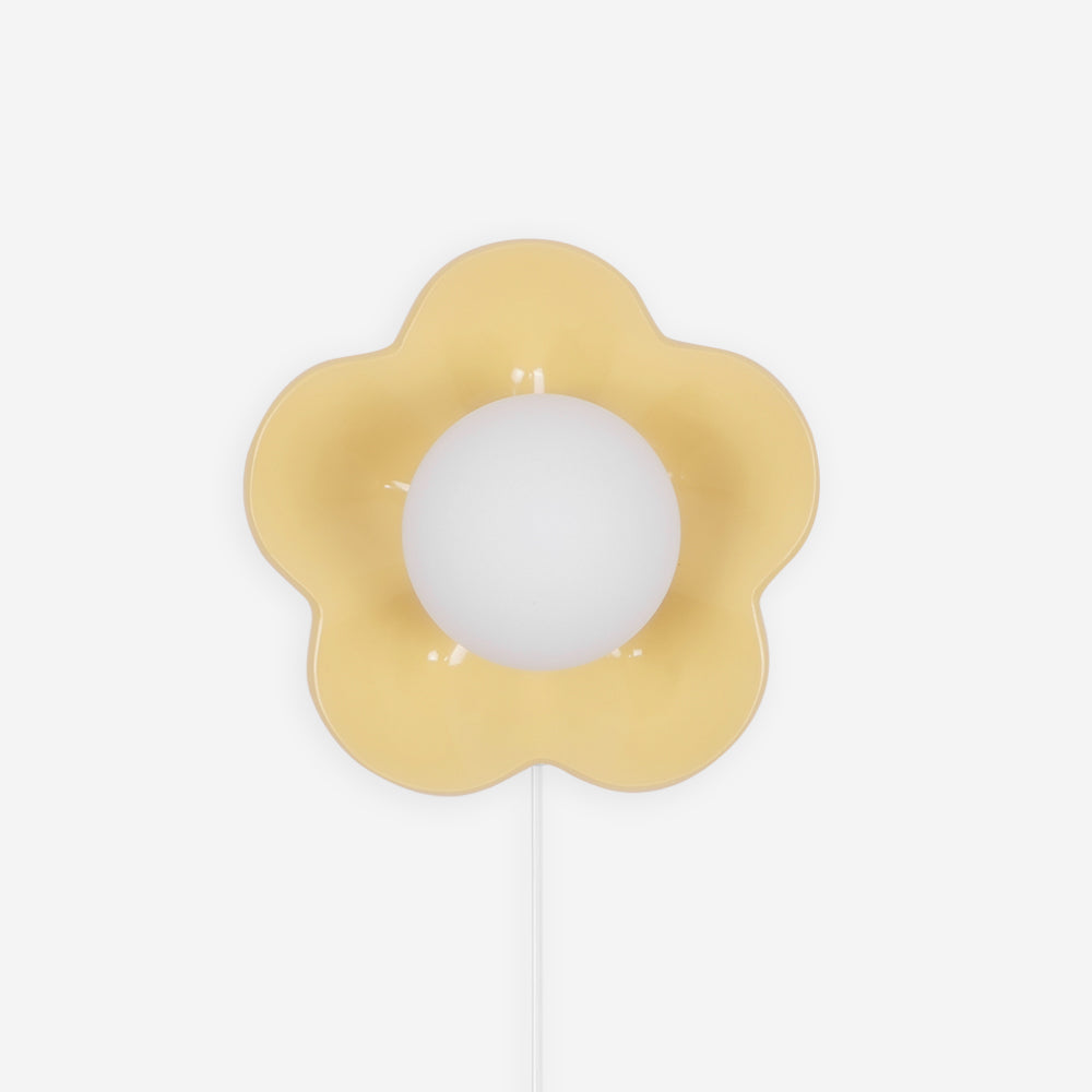 Meluna Applique murale à fleurs jaunes - Neutralighting