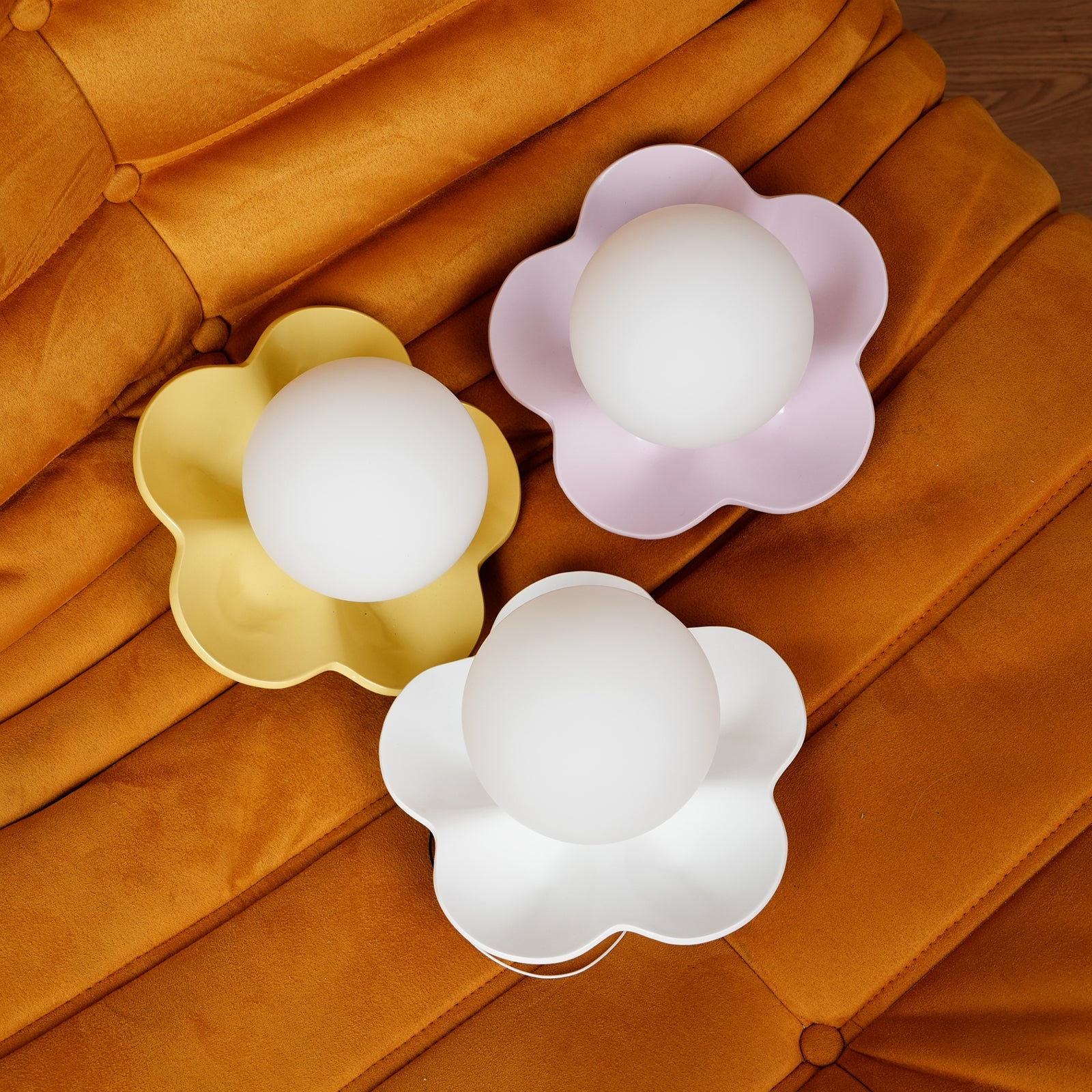 Meluna Applique murale à fleurs jaunes - Neutralighting