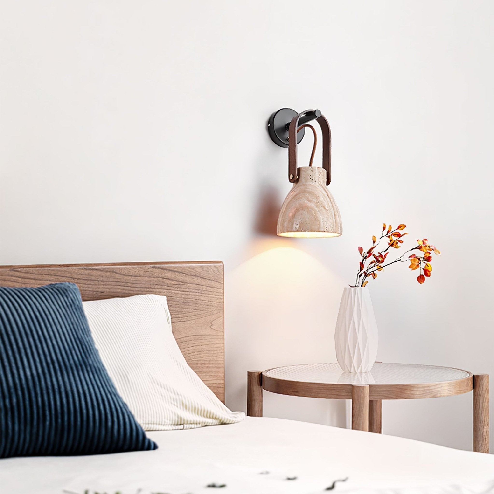 VeraApplique Murale Lanterne en Travertin - Neutralighting