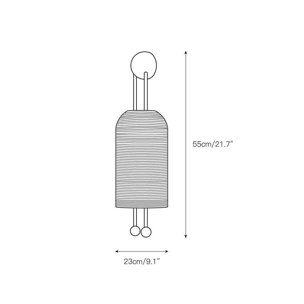 Zelaeora Lampe Murale Lantern Sconce en Métal et Verre Moderne Minimaliste - Neutralighting