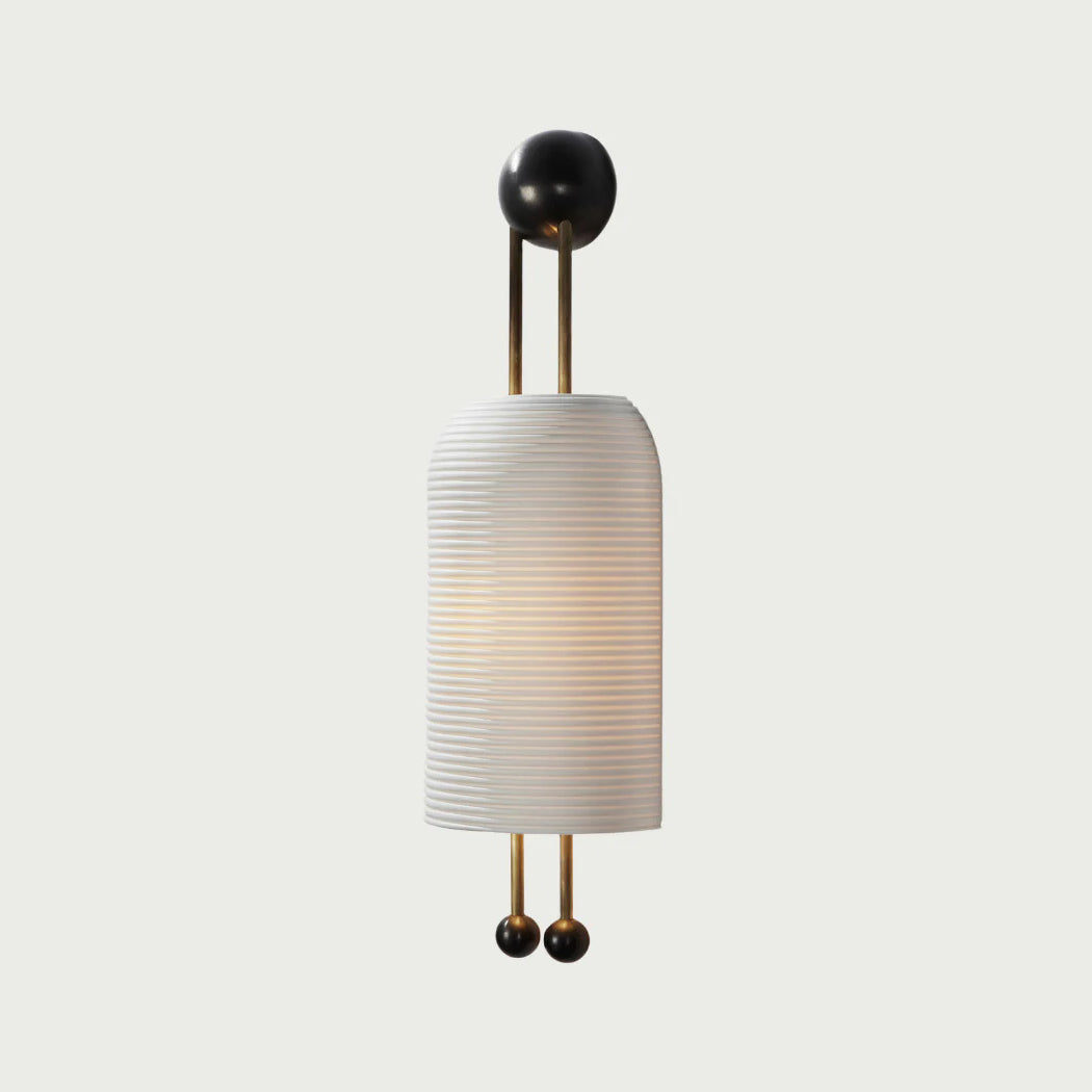 Zelaeora Lampe Murale Lantern Sconce en Métal et Verre Moderne Minimaliste - Neutralighting