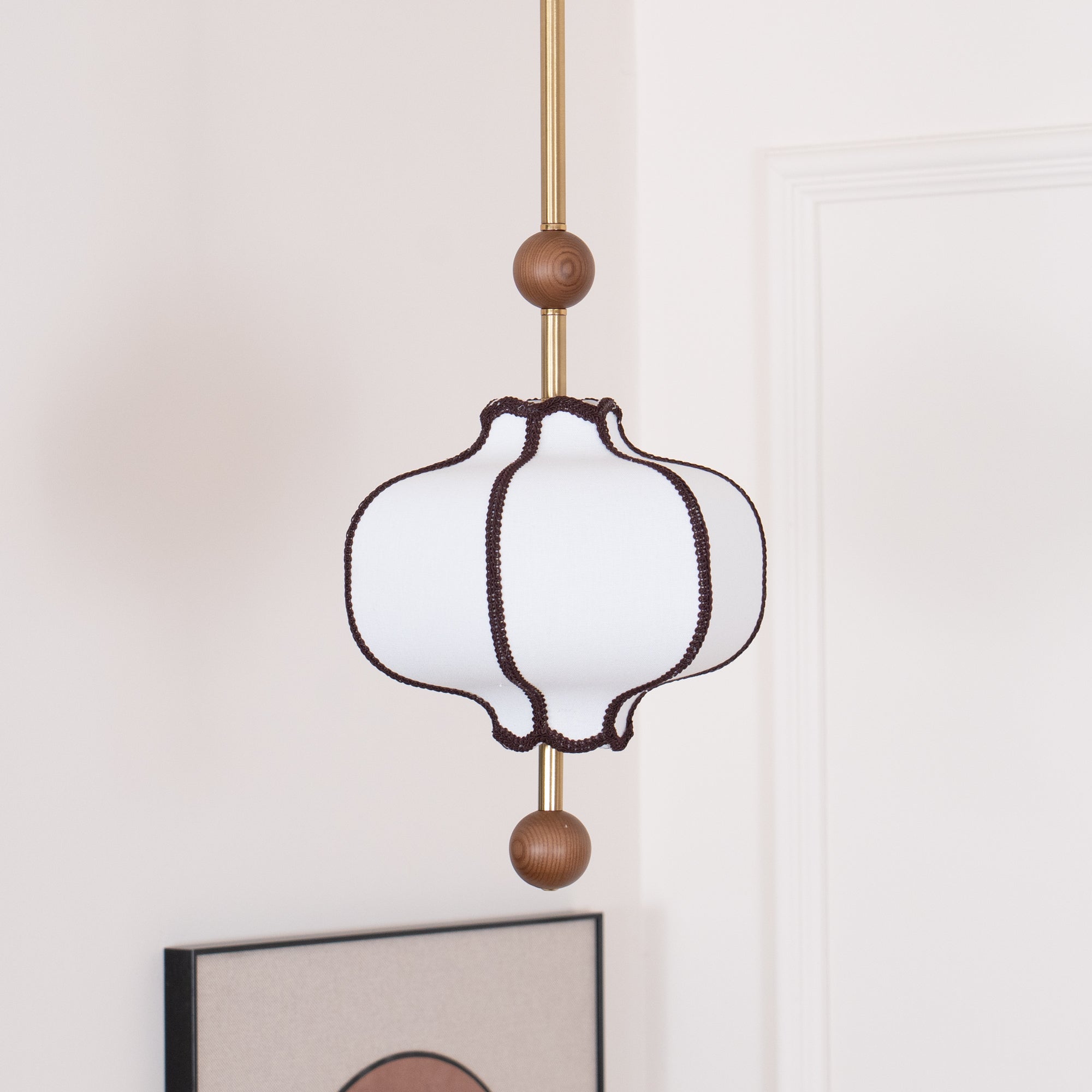 Aura Suspension lanterne en Tissu - Neutralighting
