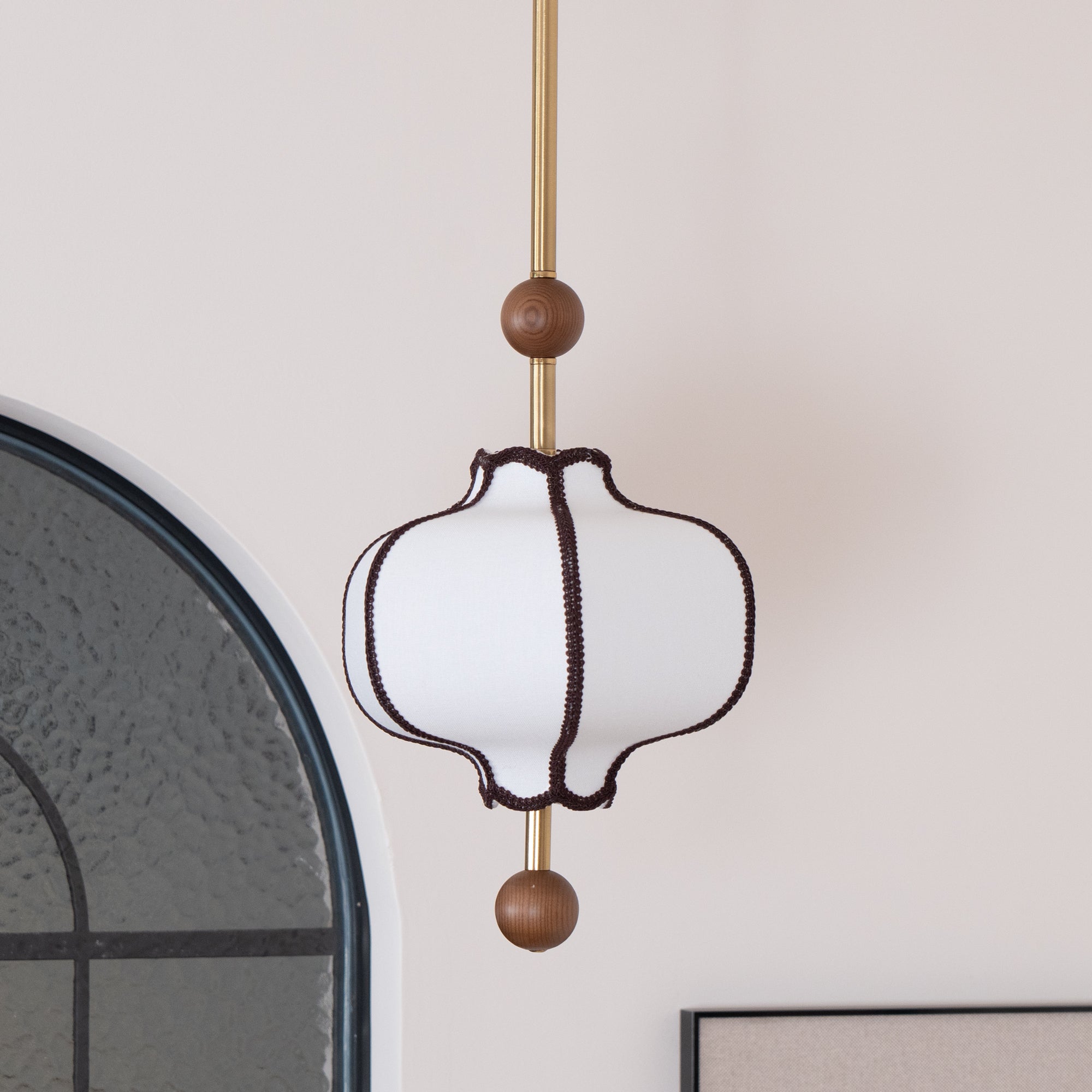 Aura Suspension lanterne en Tissu - Neutralighting