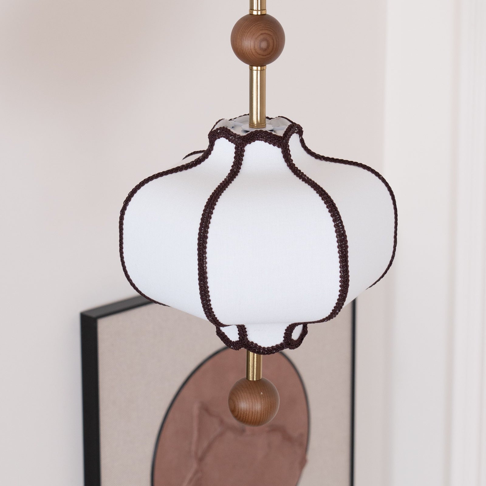 Aura Suspension lanterne en Tissu - Neutralighting