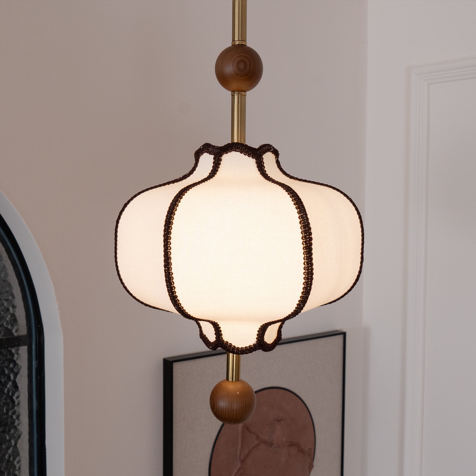 Aura Suspension lanterne en Tissu - Neutralighting