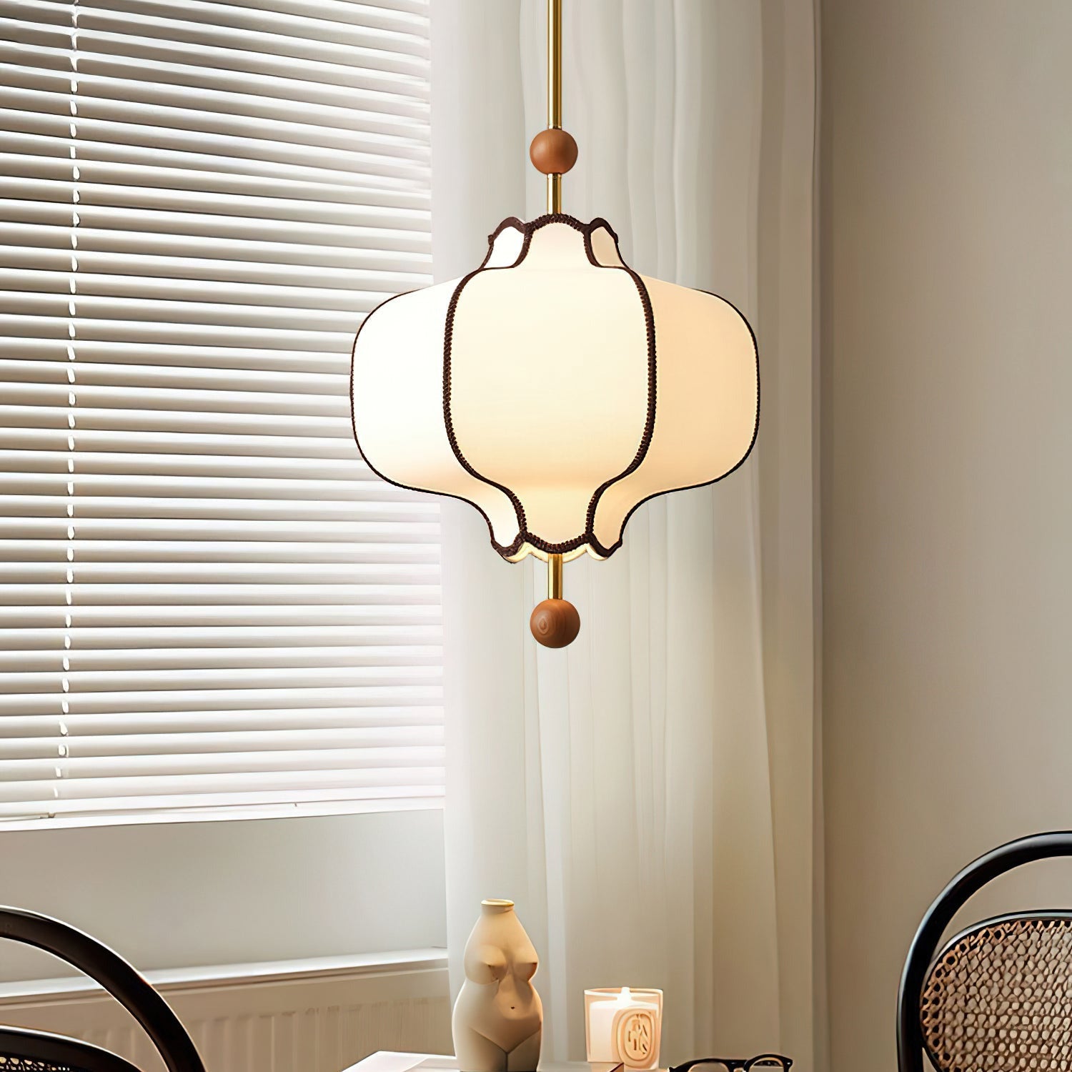 Aura Suspension lanterne en Tissu - Neutralighting