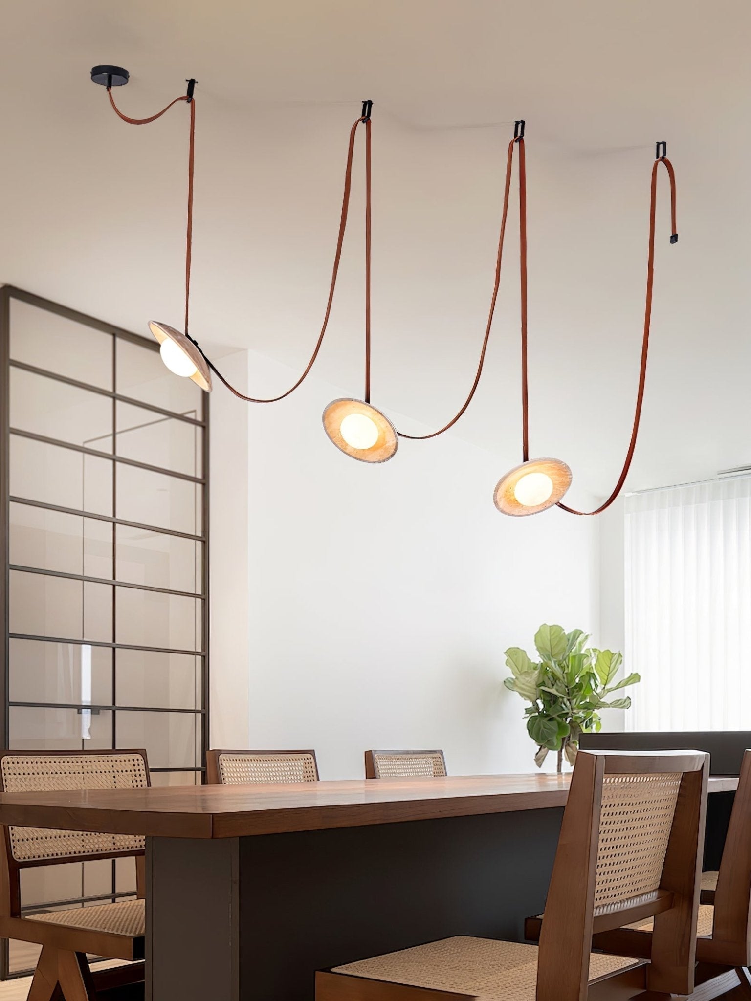 Ulsoryra Organique Travertin Pendentif Lumière Grappe - Neutralighting